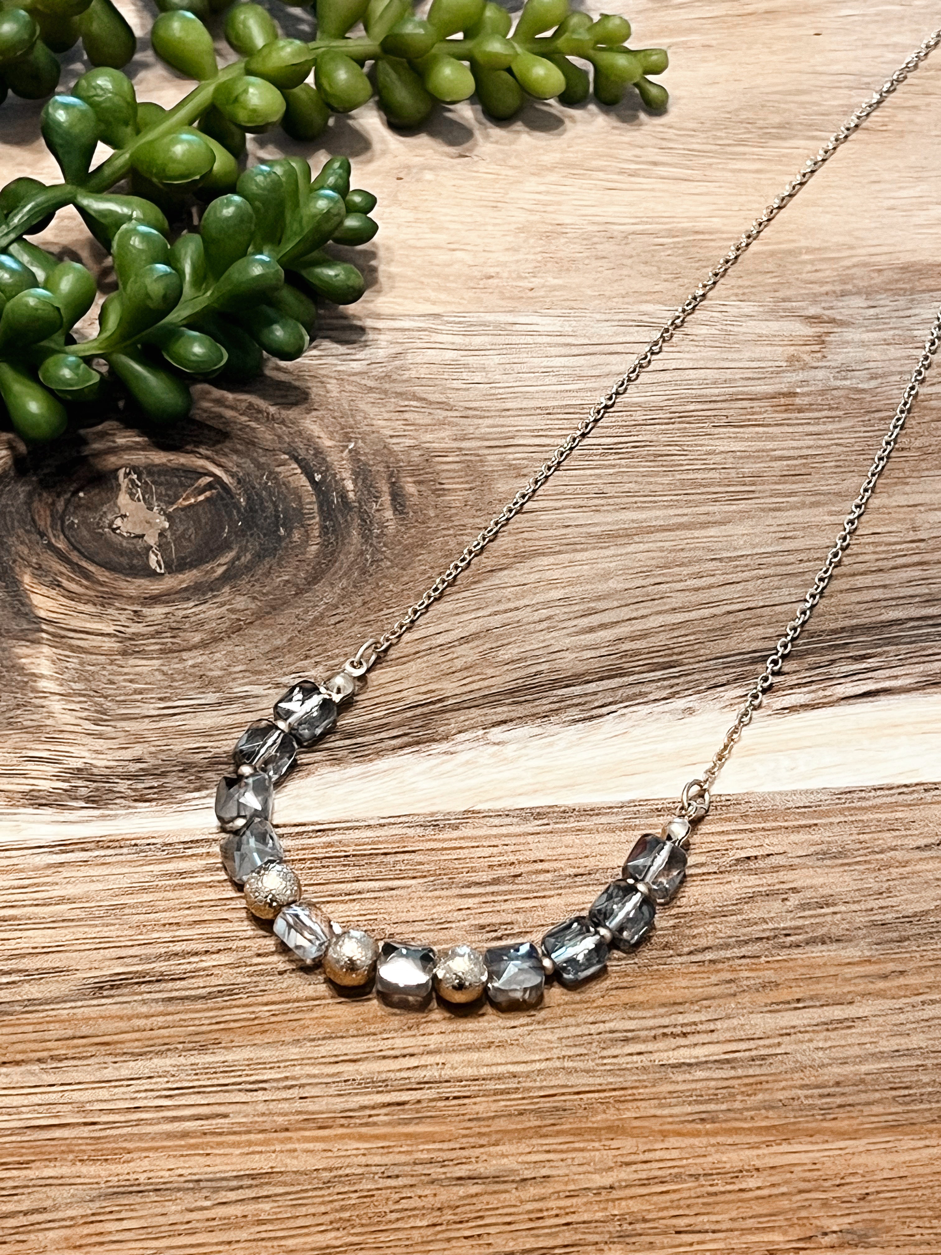 Shimmer Stone Necklace