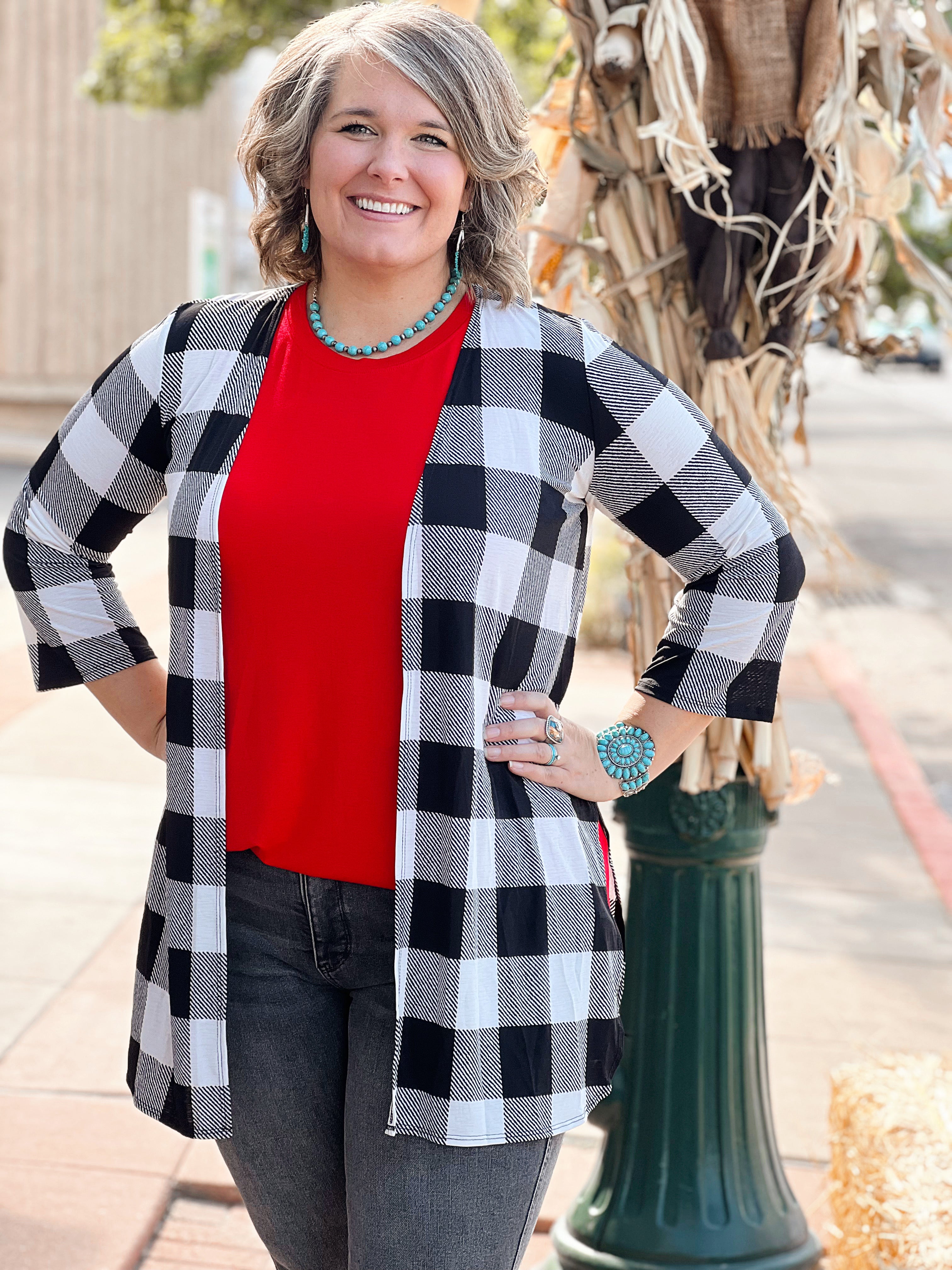 Buffalo Plaid Cardigan