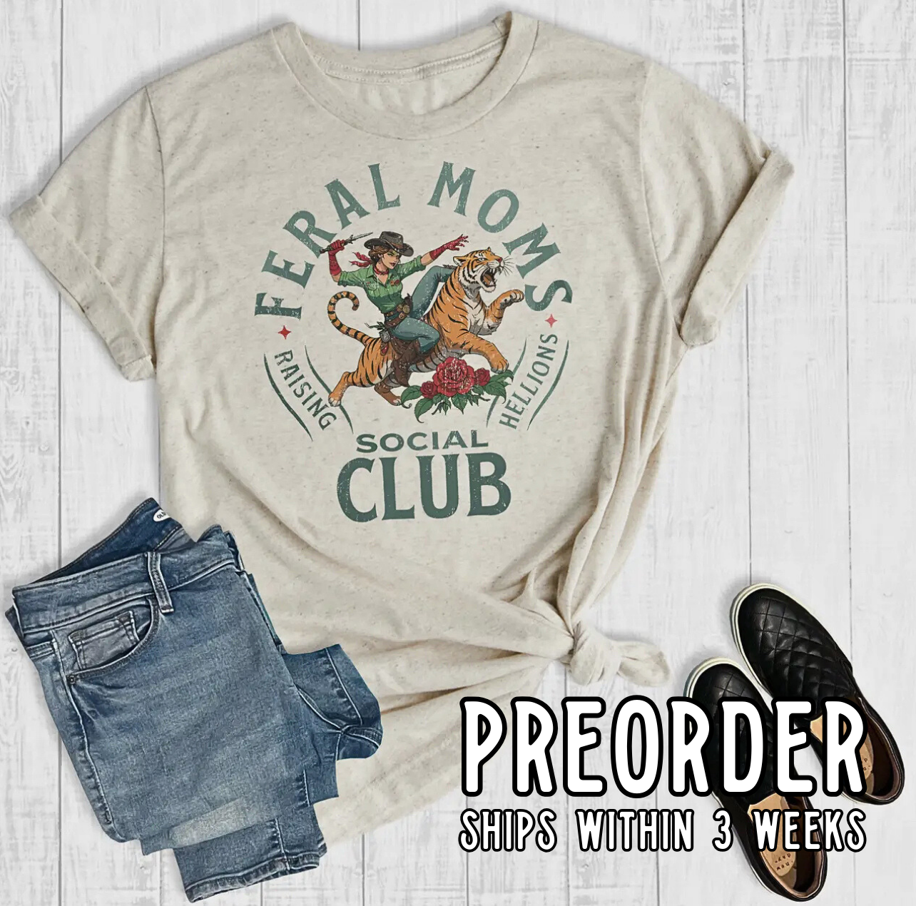 *Preorder* Feral Moms Social Club Graphic Tee