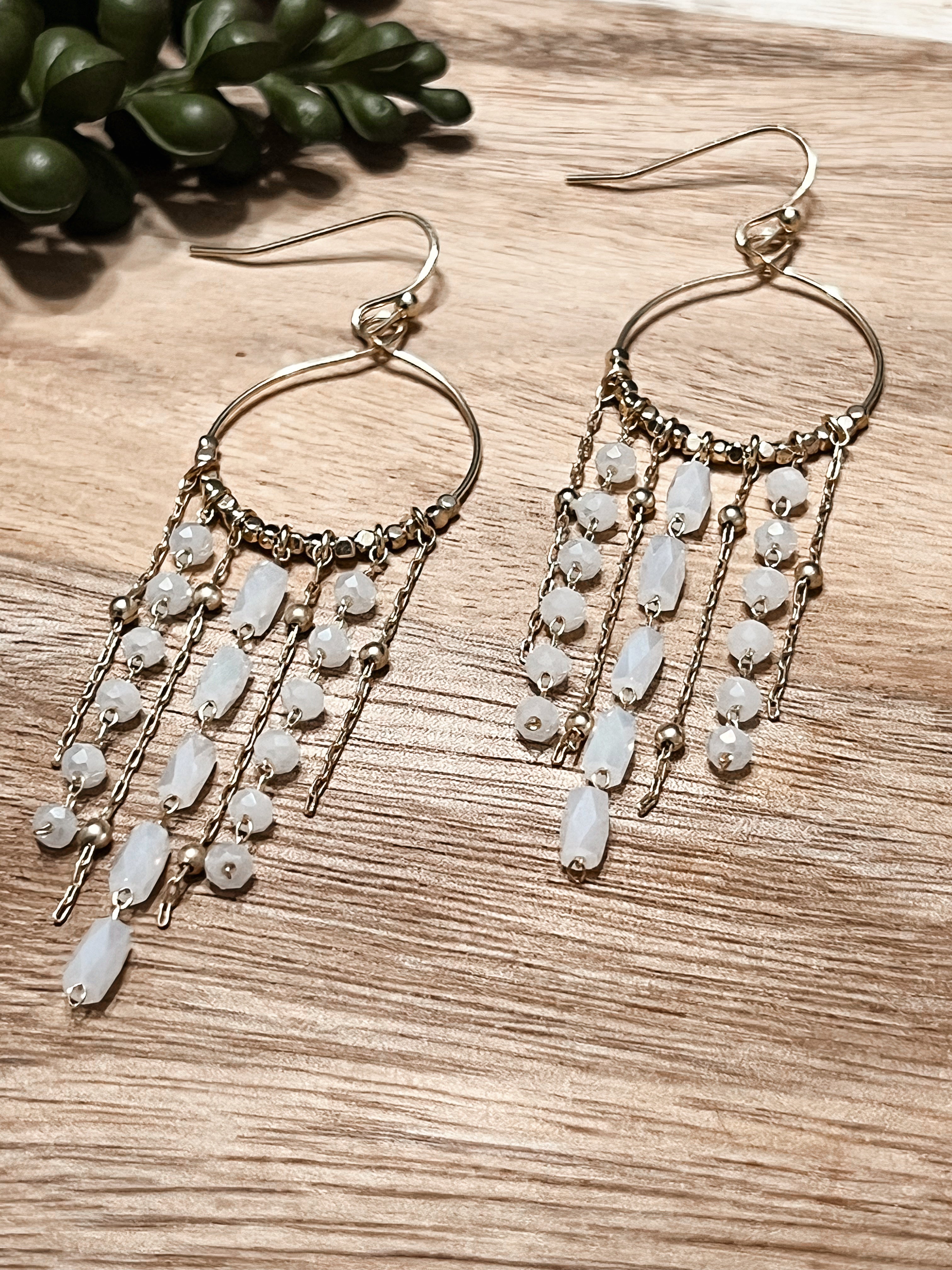 Blush Shimmer Earrings