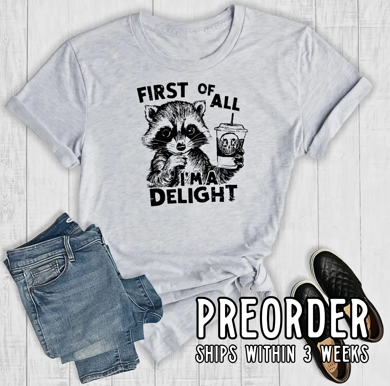 *Preorder* First Of All, I’m A Delight Graphic Tee