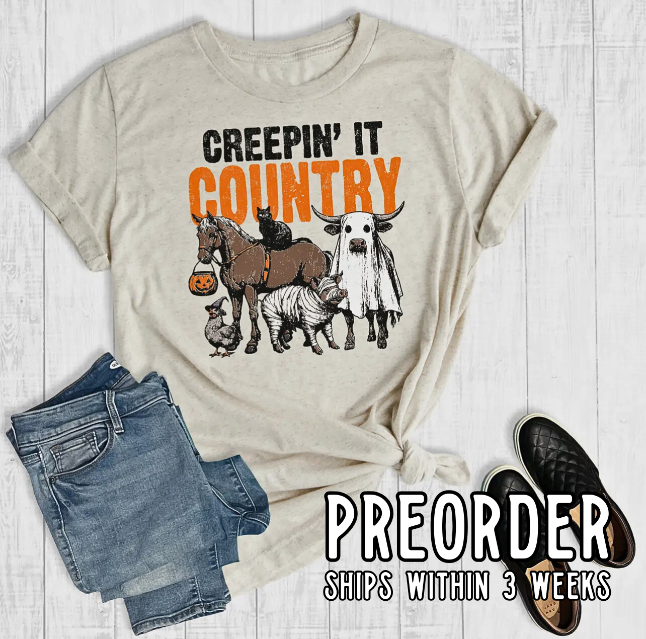 *Preorder* Creepin’ It Country Graphic Tee