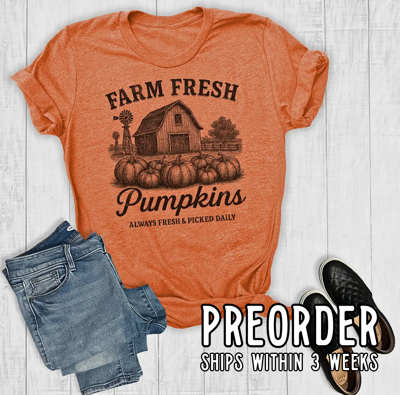 *Preorder* Farm Fresh Pumpkins Graphic Tee
