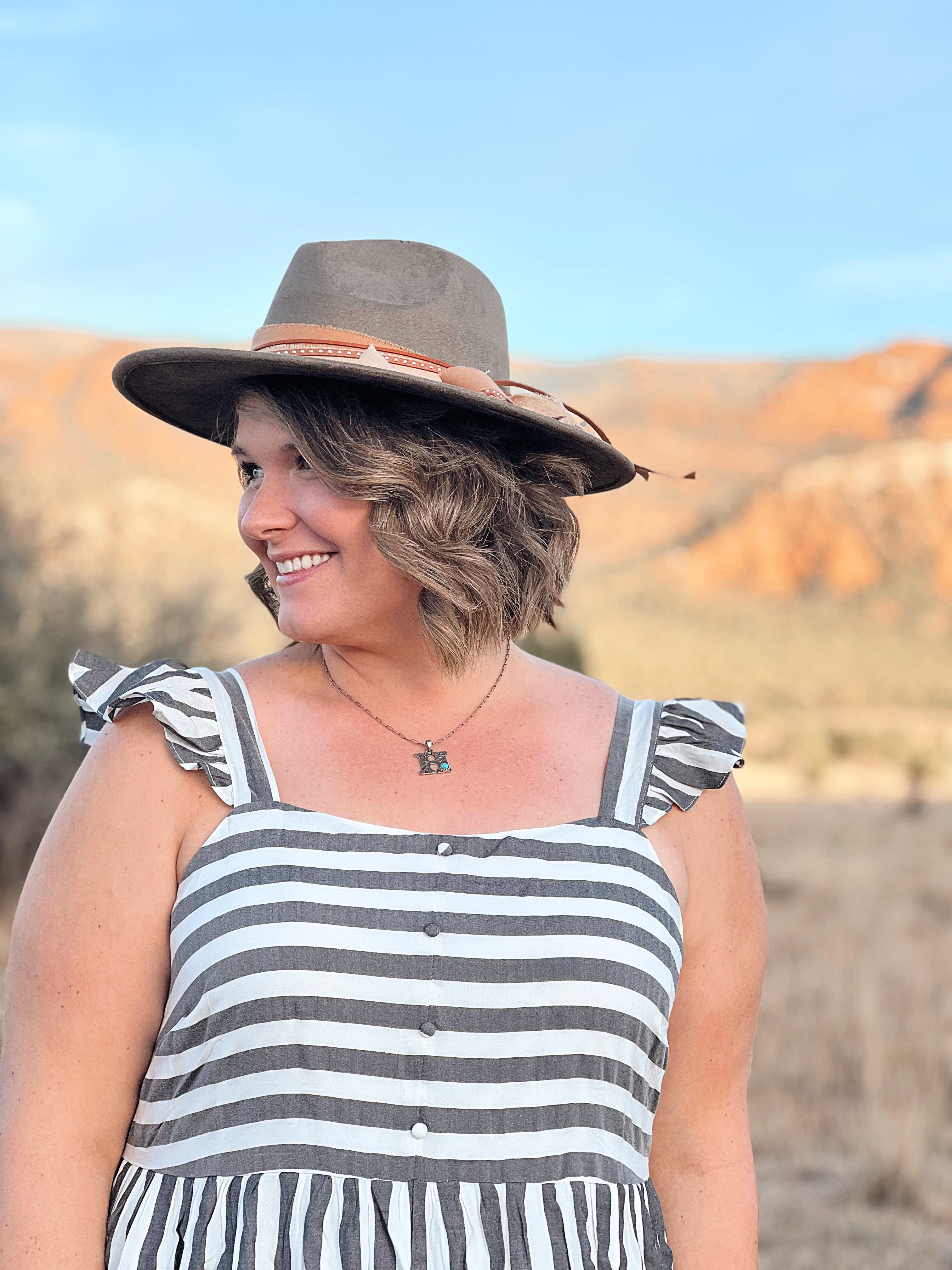 Lynette Hand Burned Hat