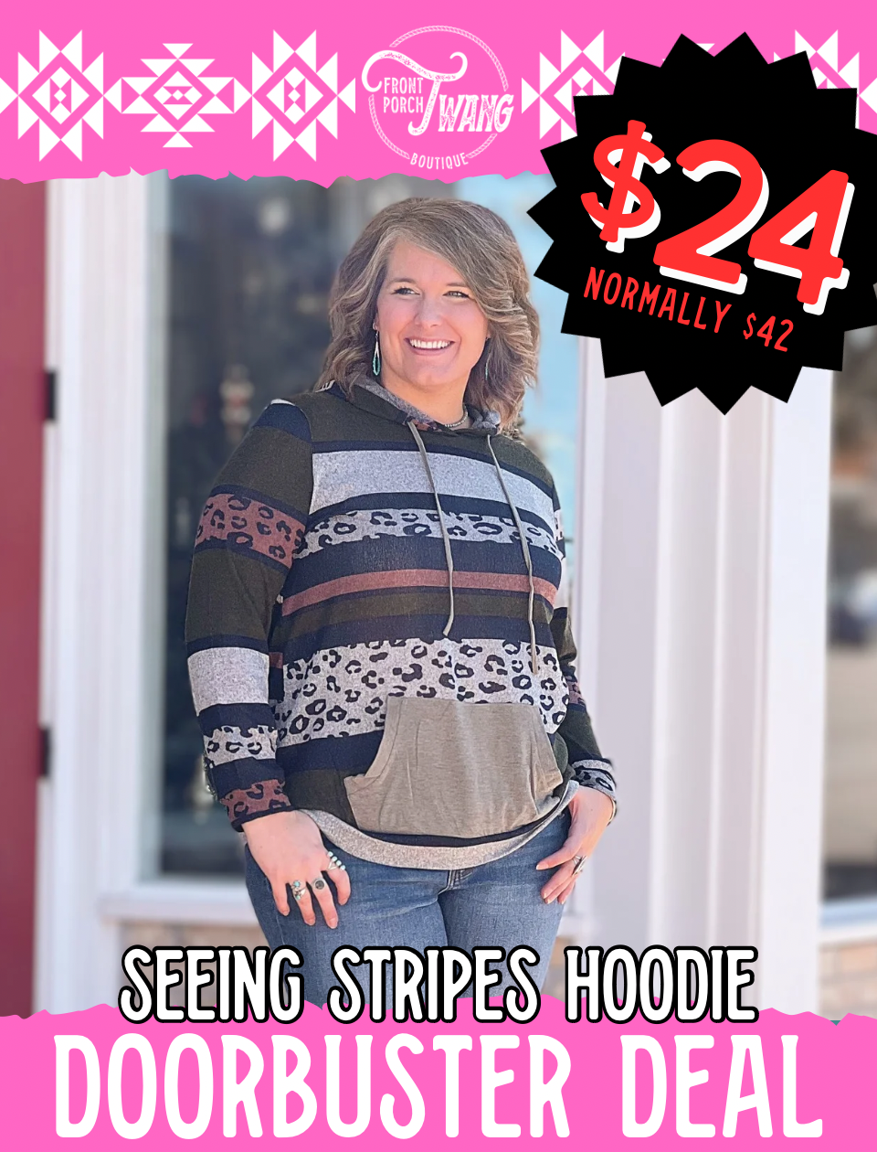 Seeing Stripes Hoodie