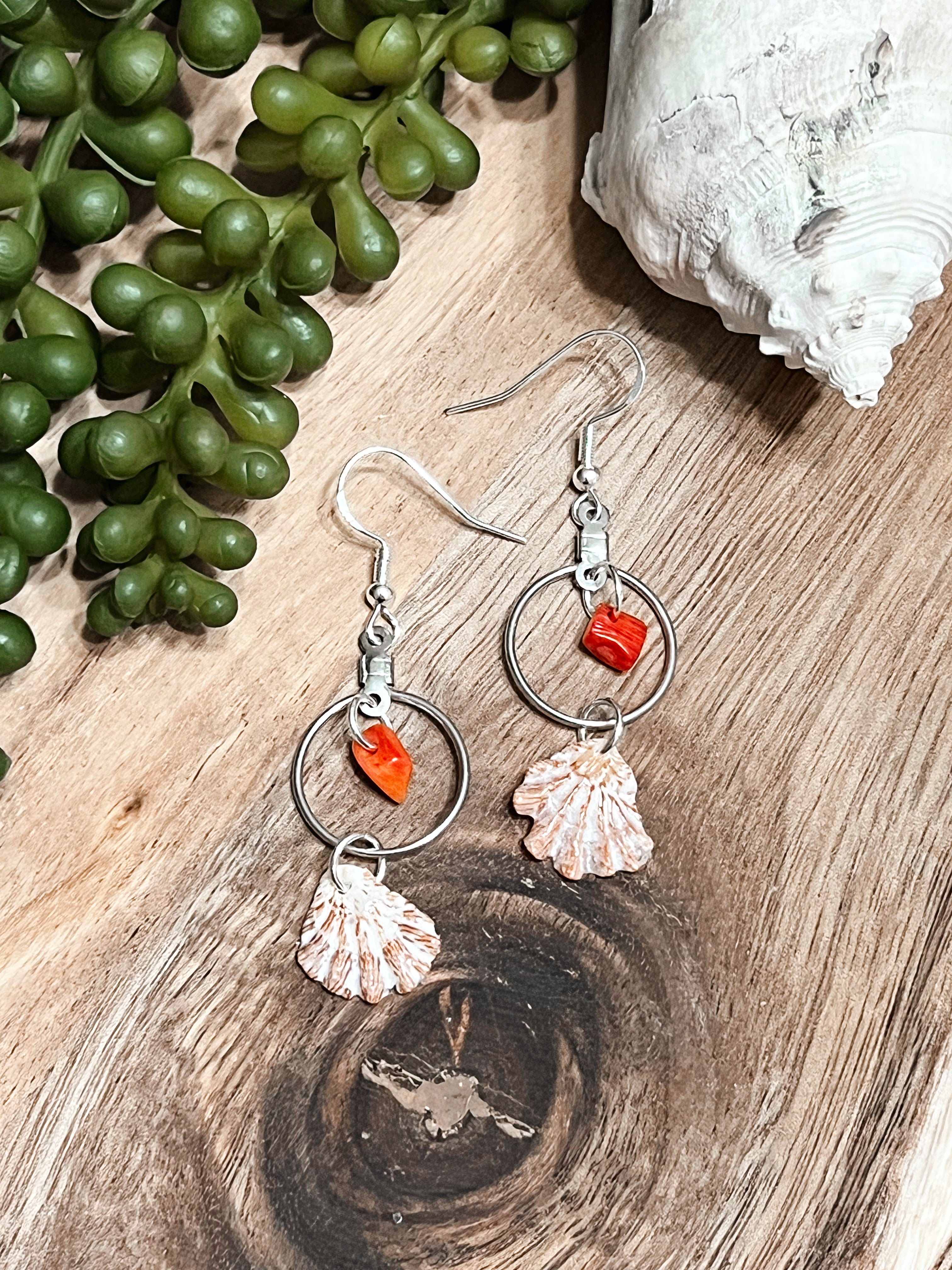 Silver Kitten Paw Earrings