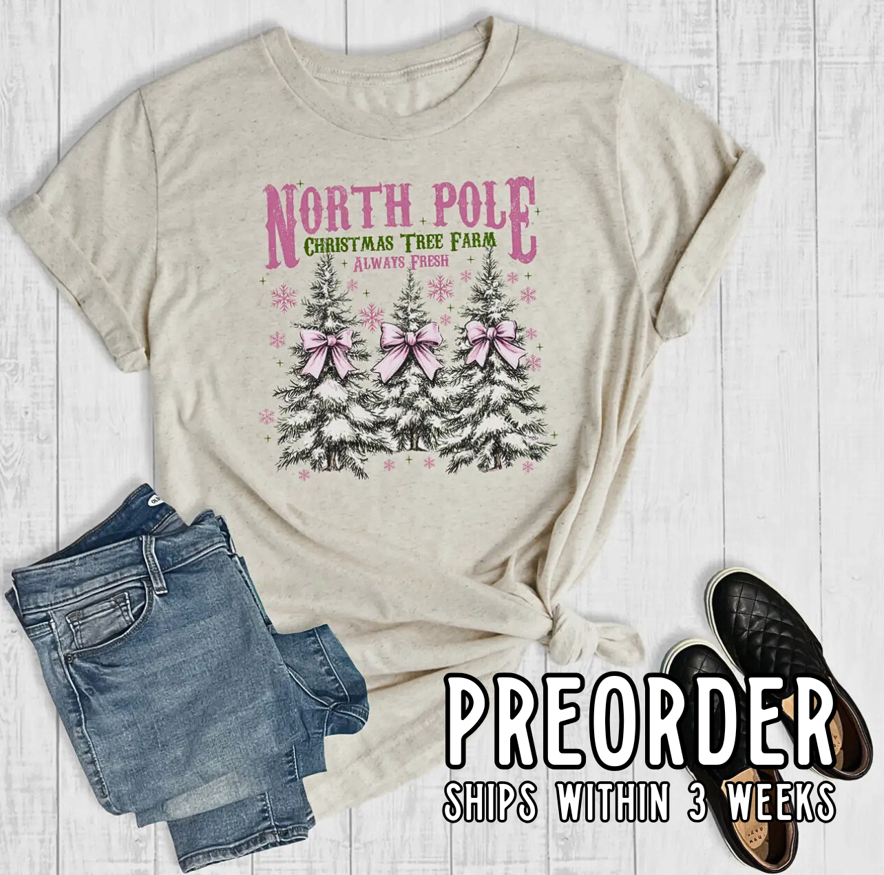 *Preorder* North Pole Christmas Tree Farm Graphic Tee
