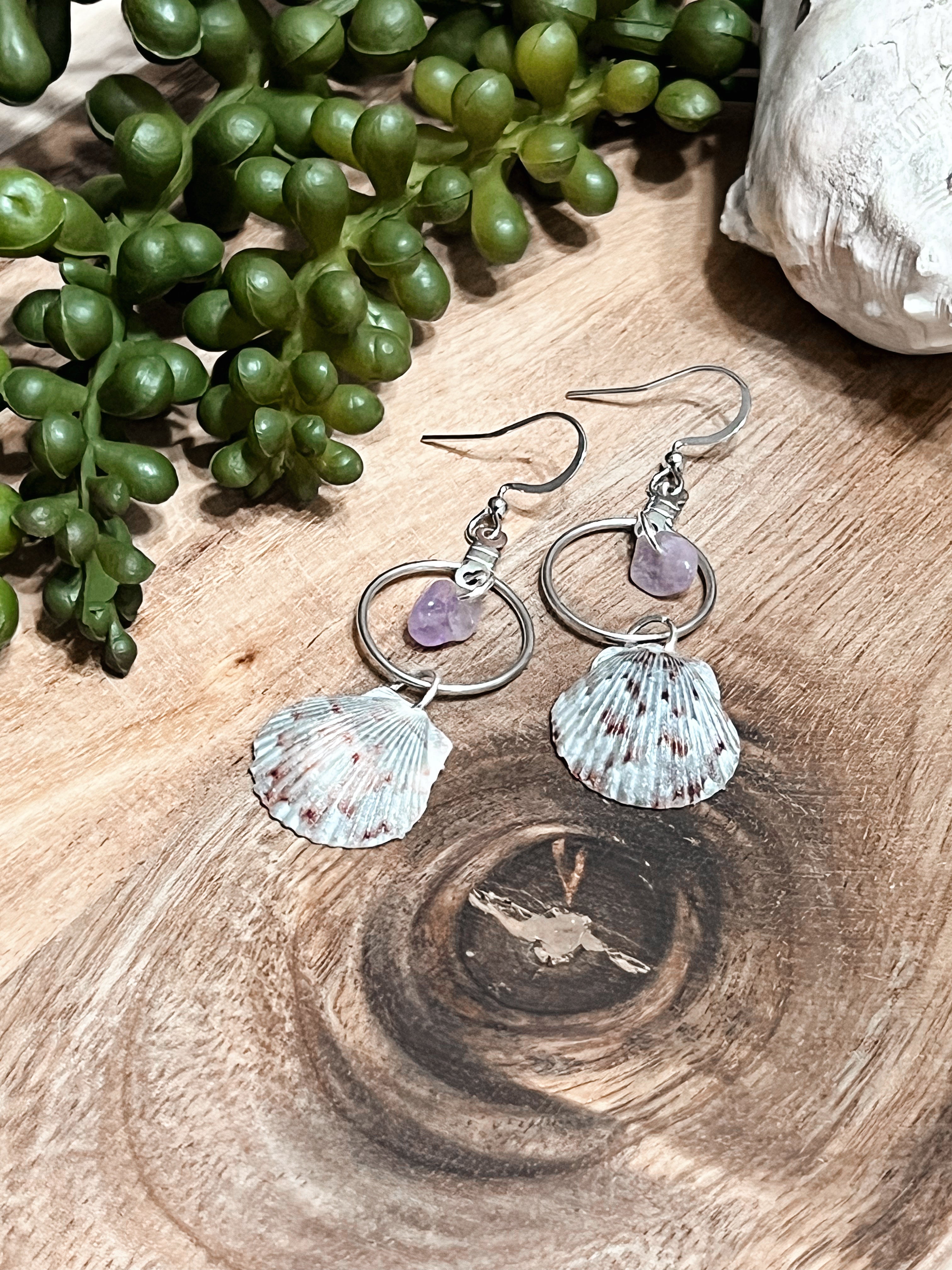 Gorgeous Gulf Scallop Earrings