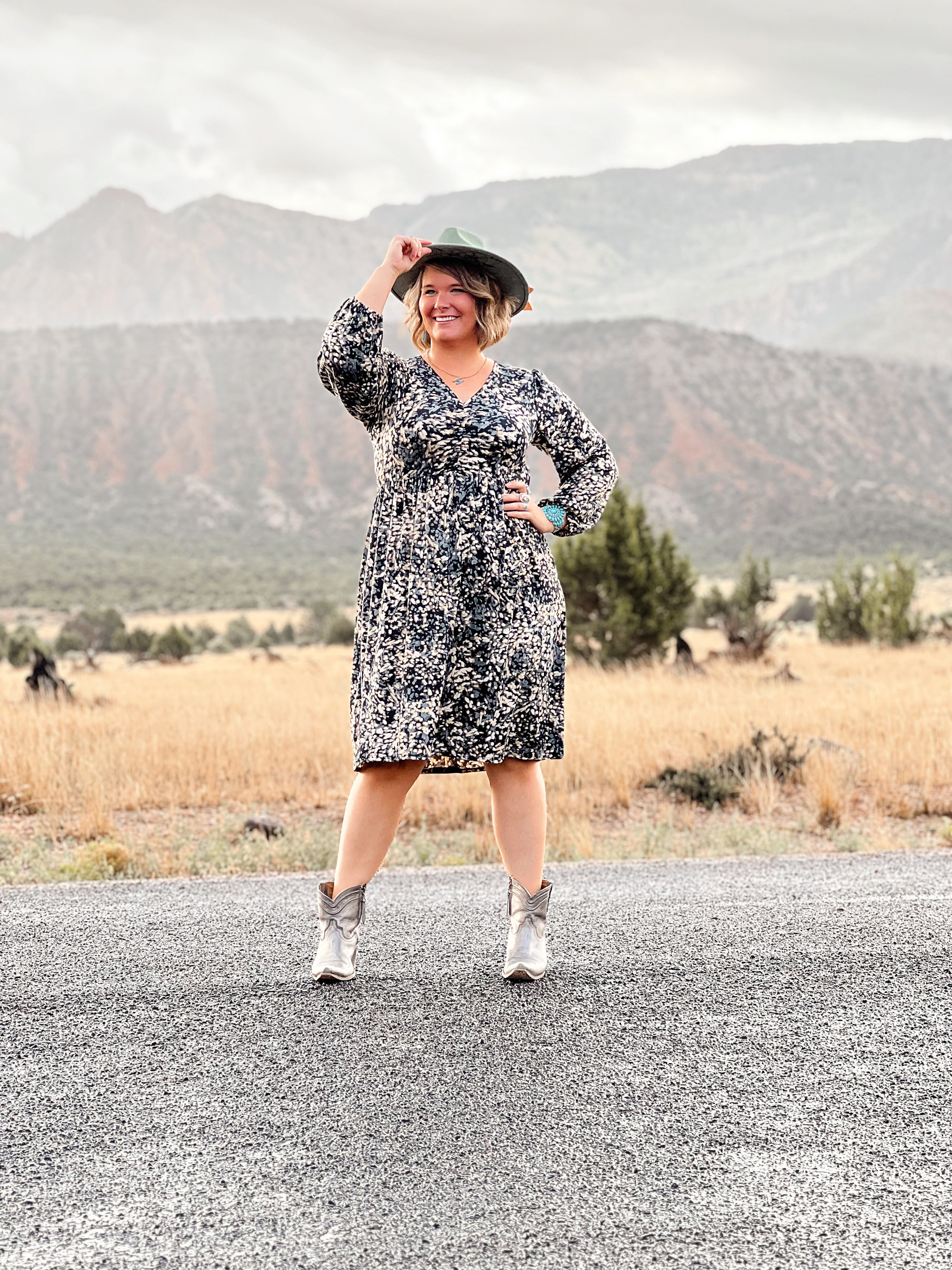 Sage Desert Midi Dress