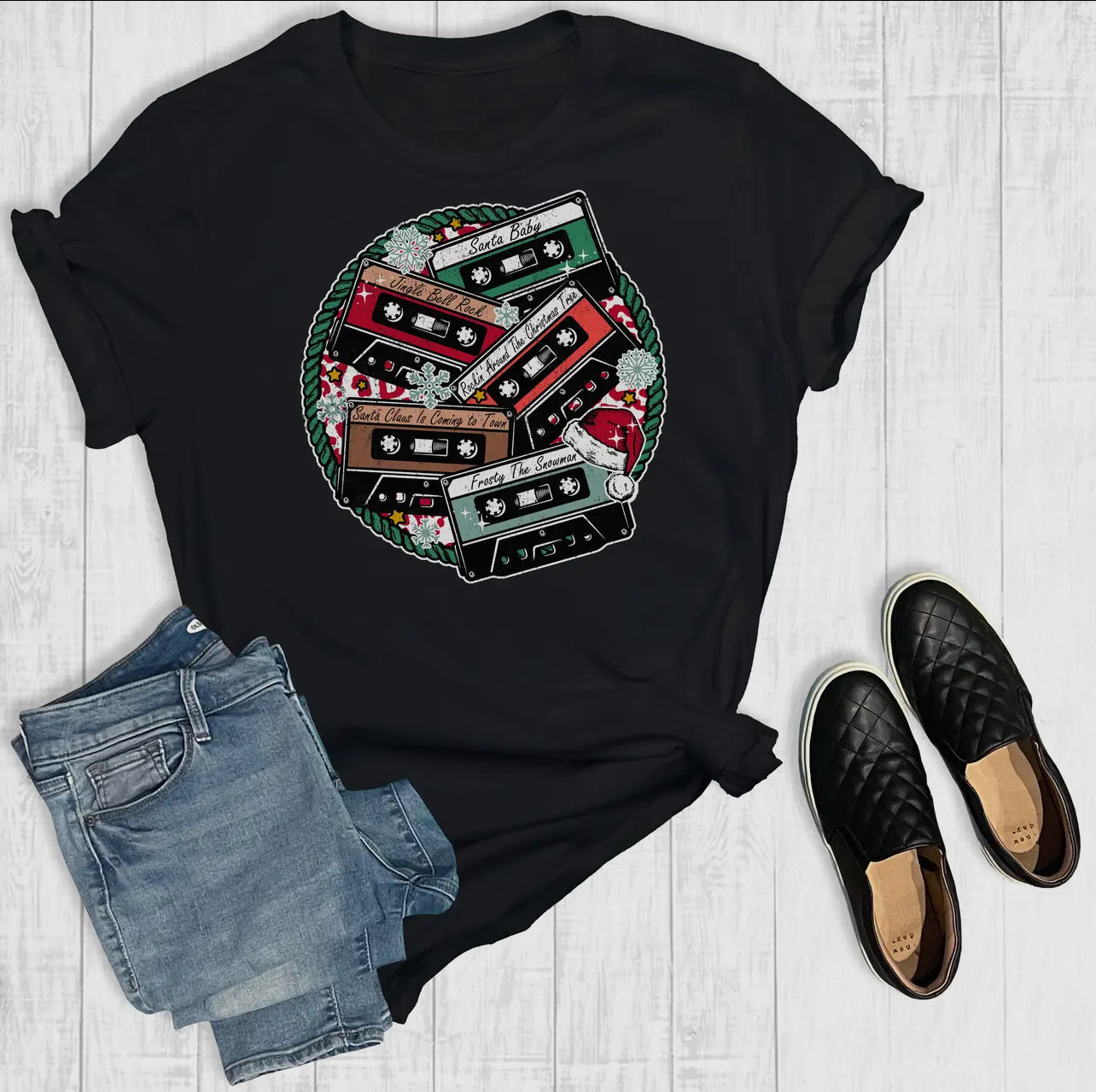 *Preorder* Christmas Cassette Graphic Tee