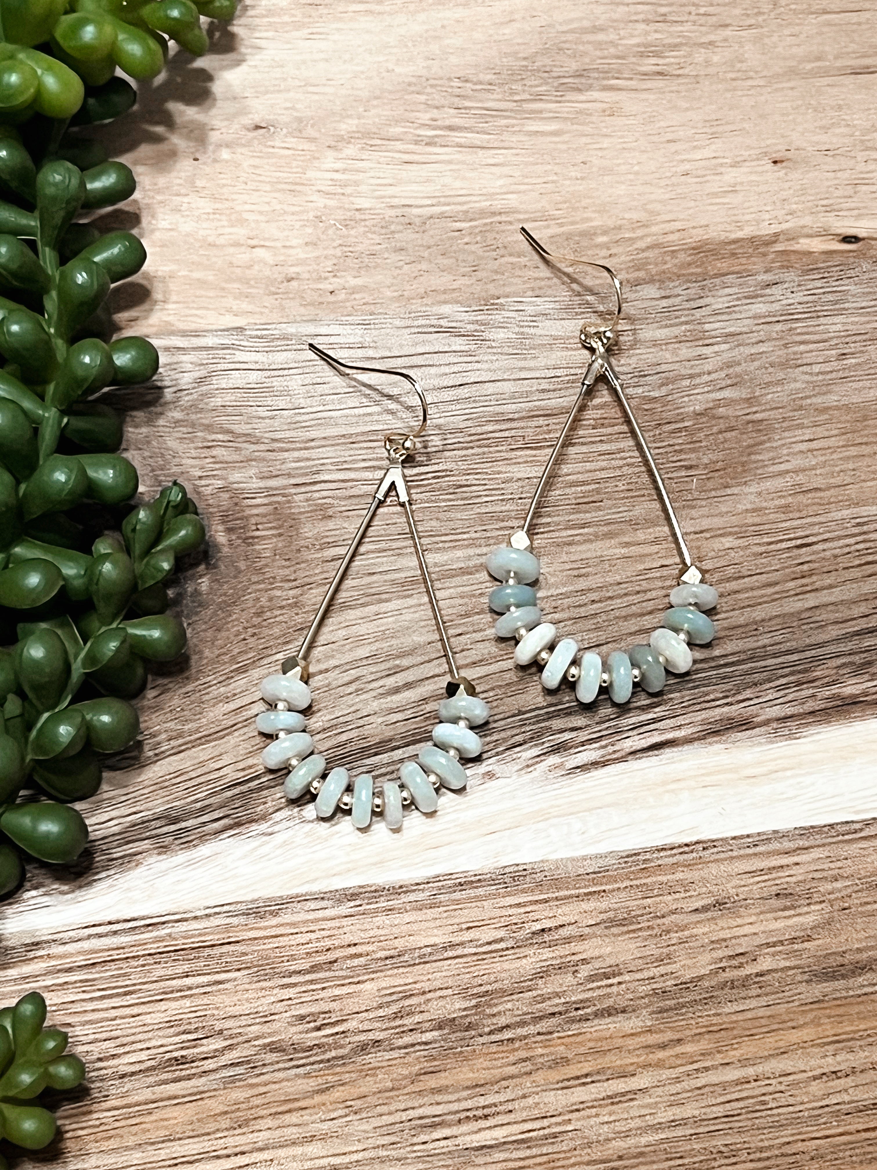 Stone Stacker Earrings