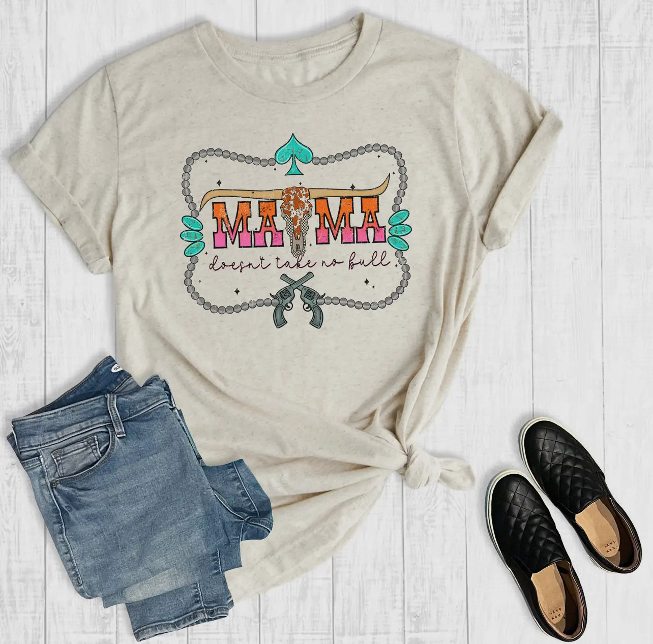 *Preorder* Mama Doesn’t Take No Bull Graphic Tee