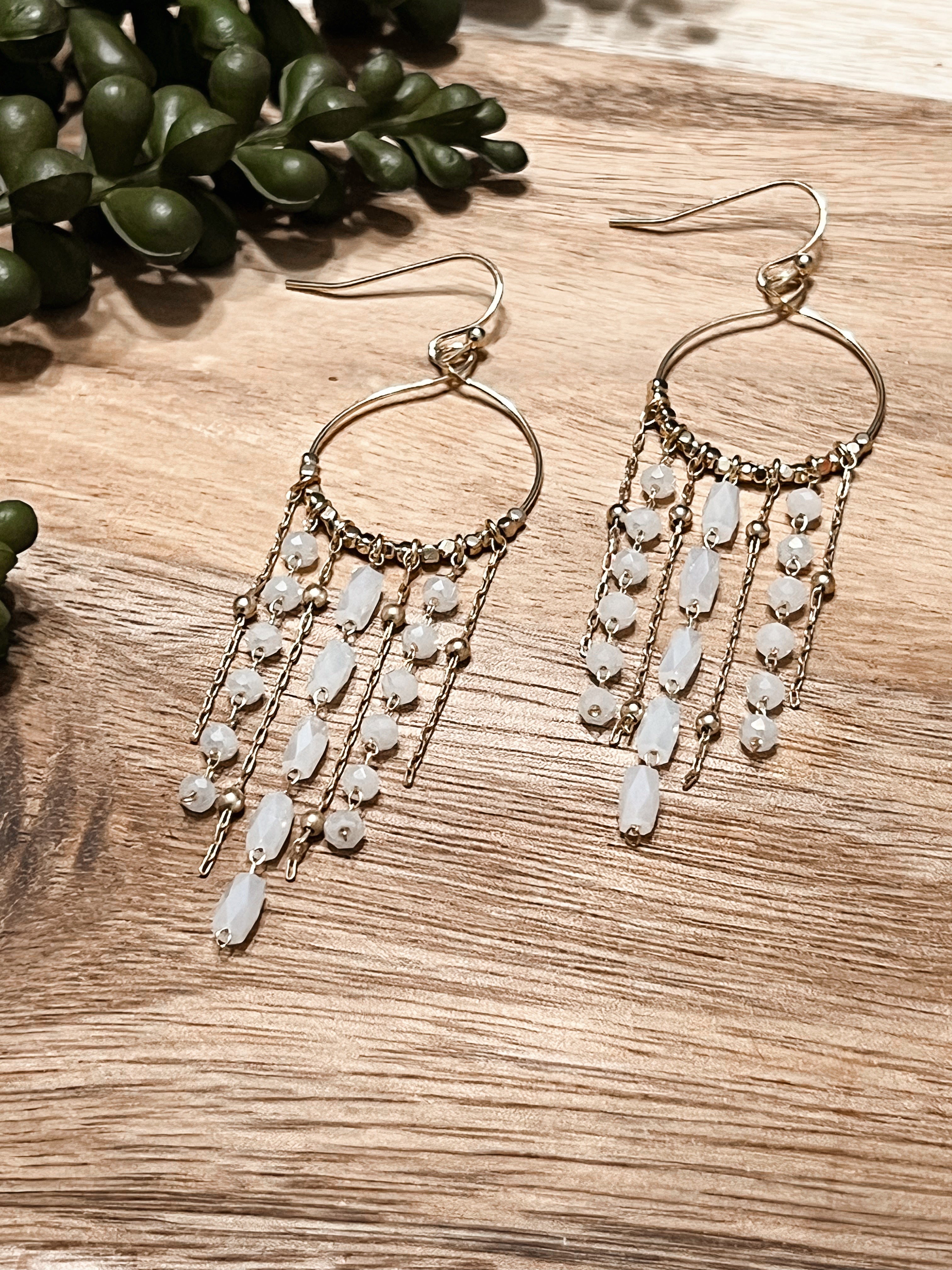 Blush Shimmer Earrings