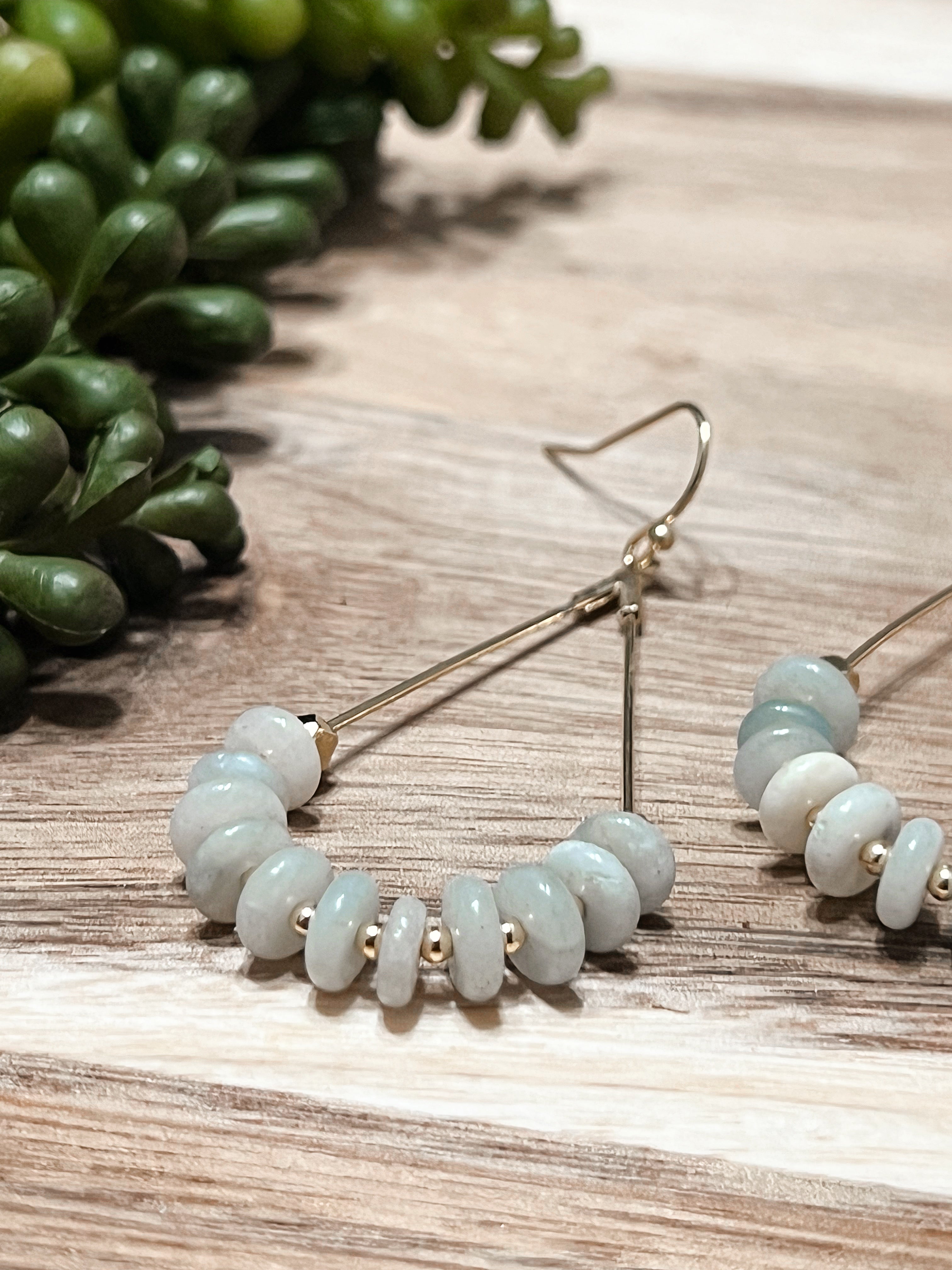Stone Stacker Earrings