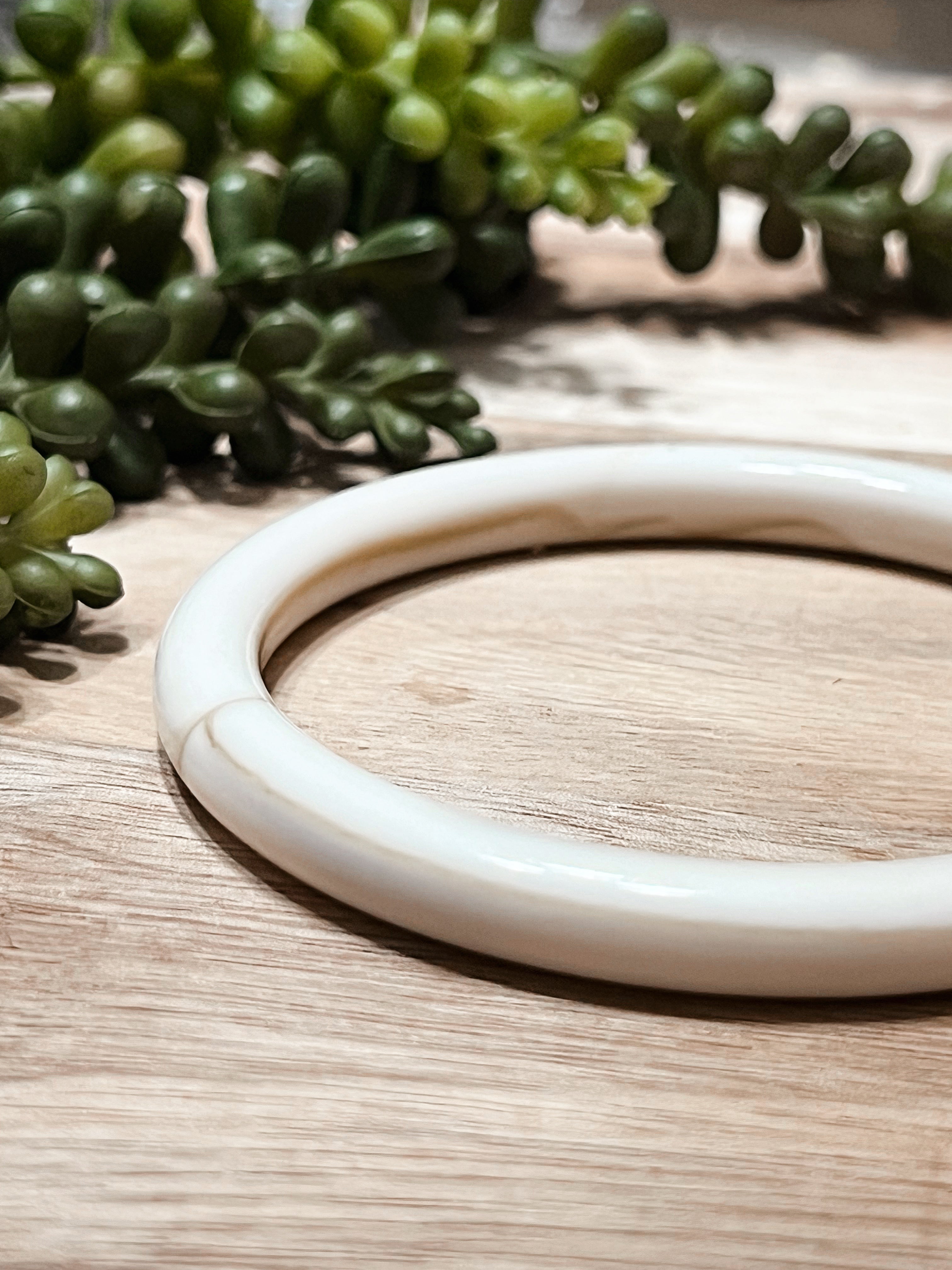 Coffee Creamer Bangle Bracelet