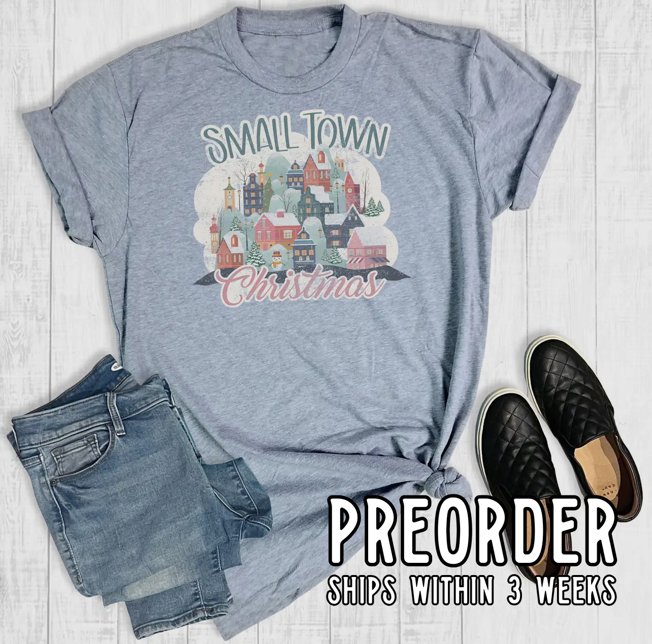 *Preorder* Small Town Christmas Graphic Tee