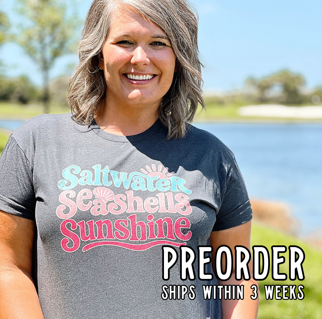 *Preorder* Saltwater, Seashells, Sunshine Graphic Tee