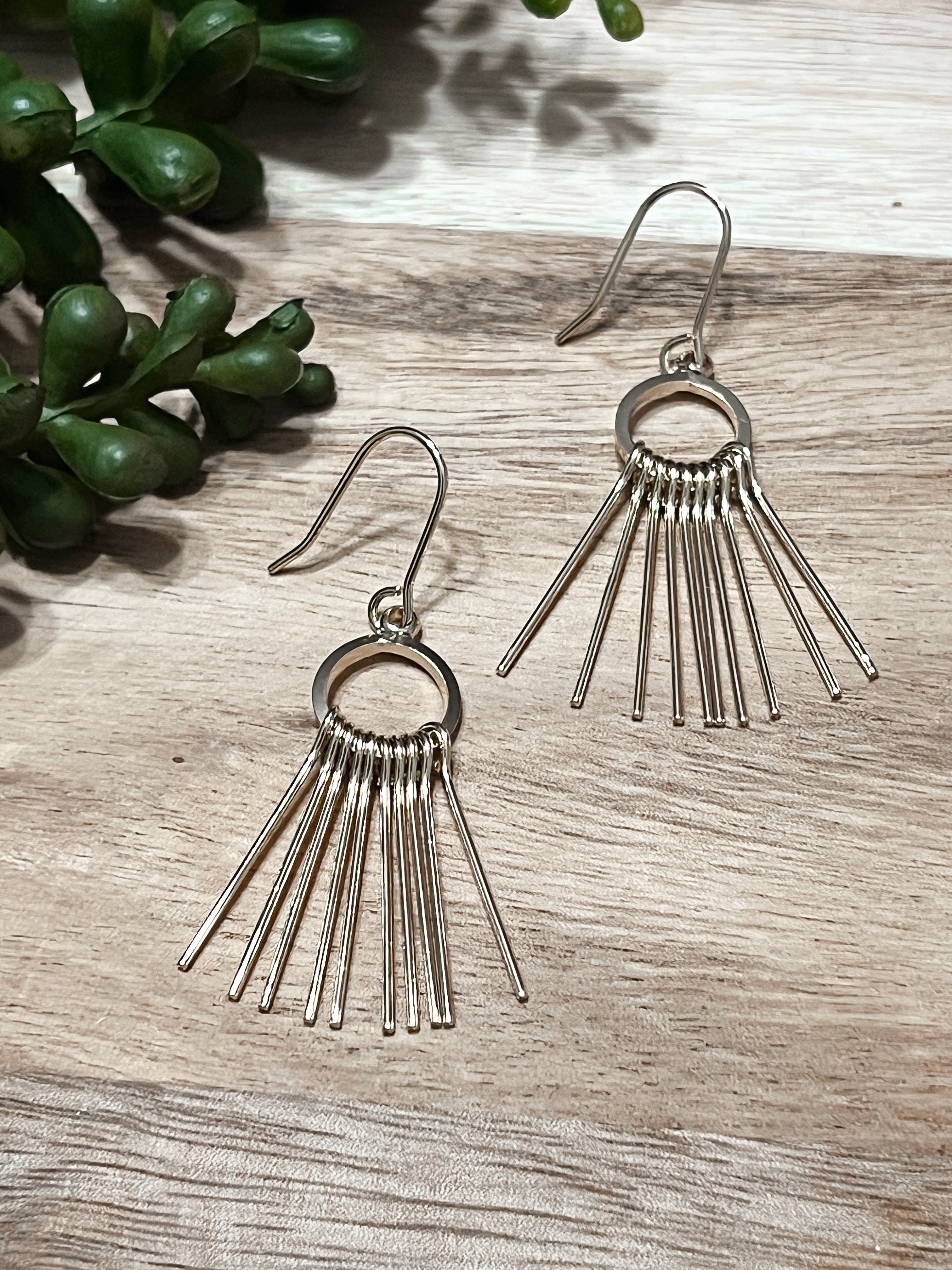 Golden Spire Earrings