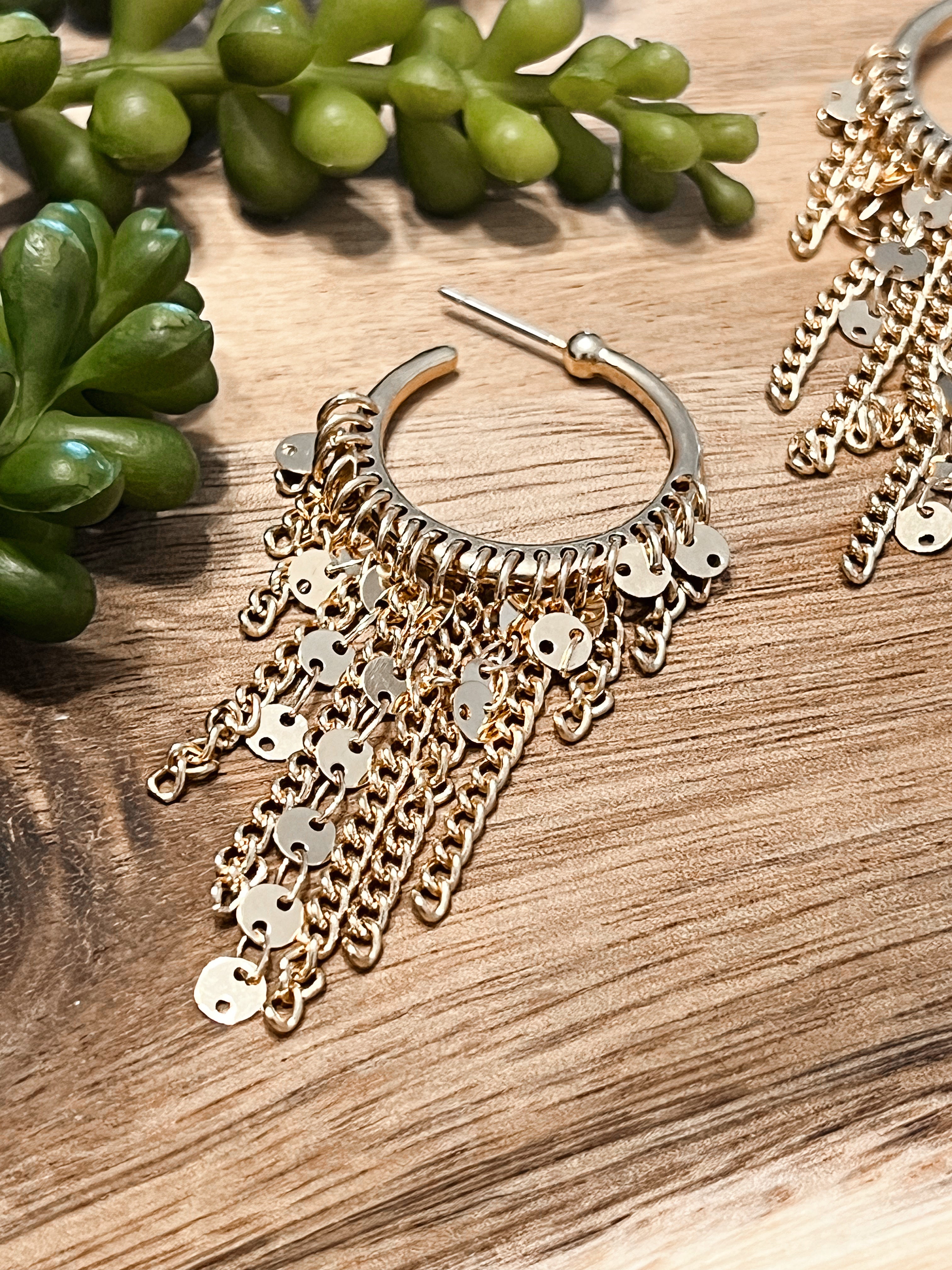 Off The Chain Hoop Earrings