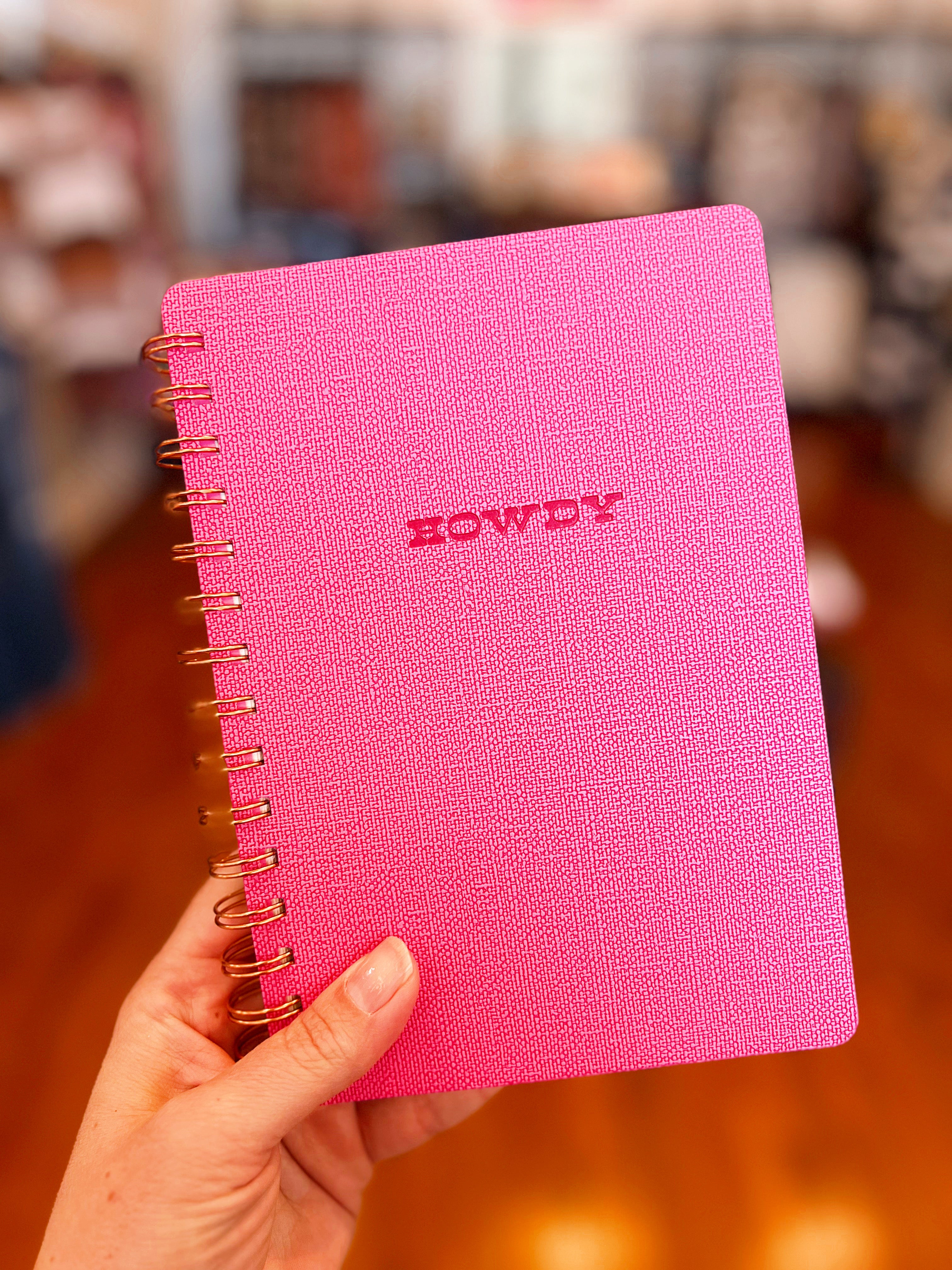 Hot Pink Howdy Notebook