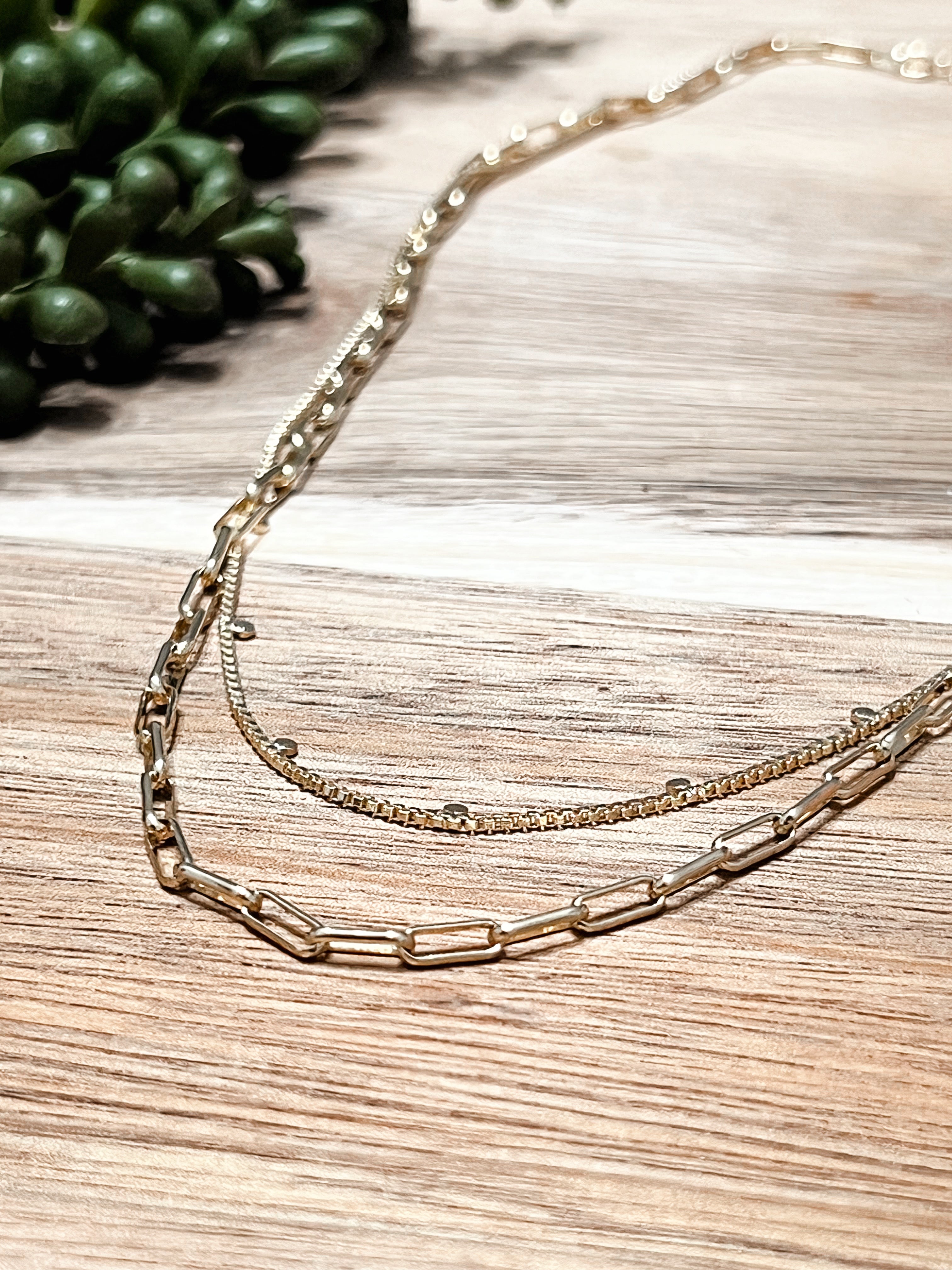 Double Chain Necklace