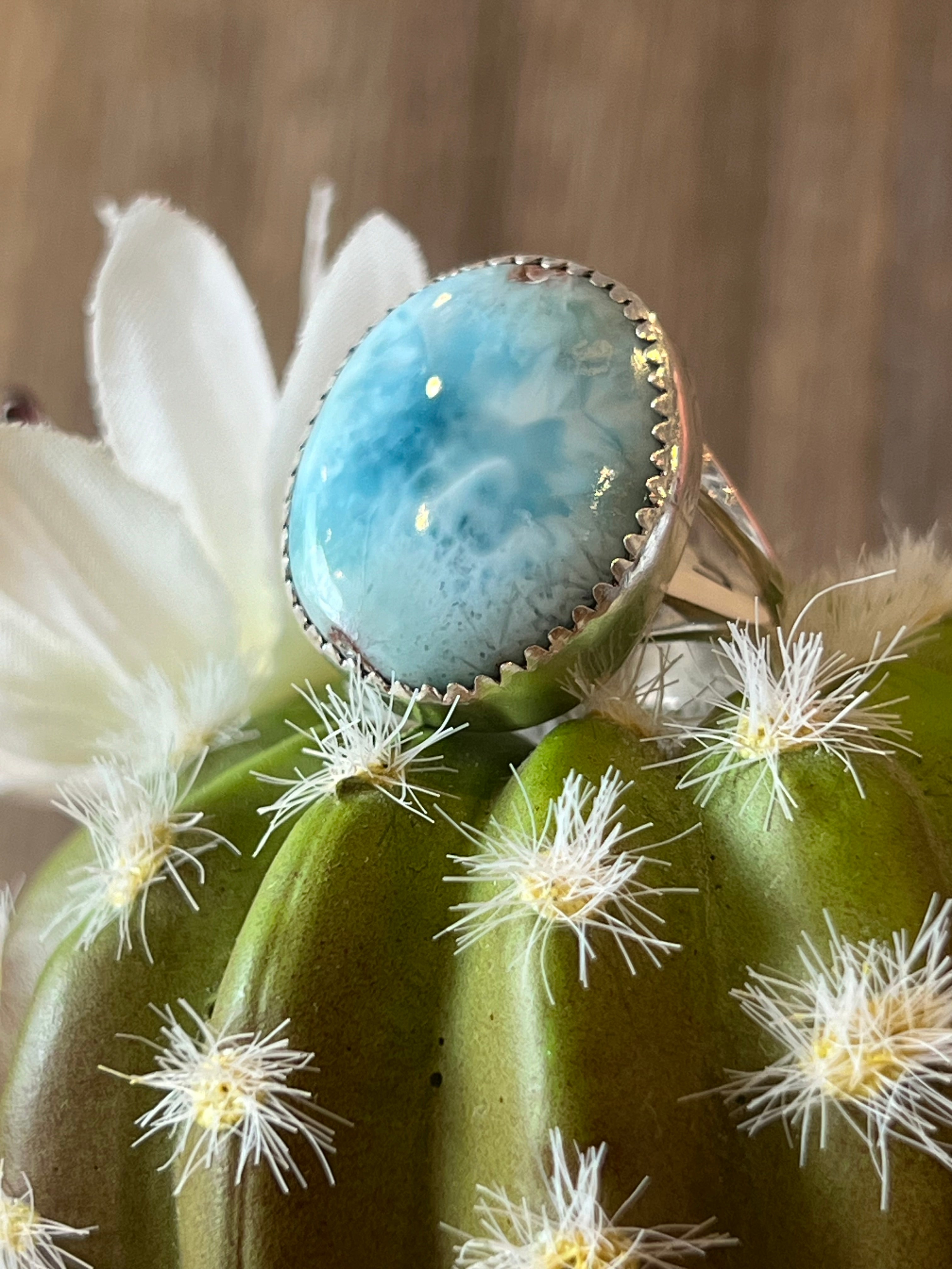 Lawless Larimar Sterling Silver Ring