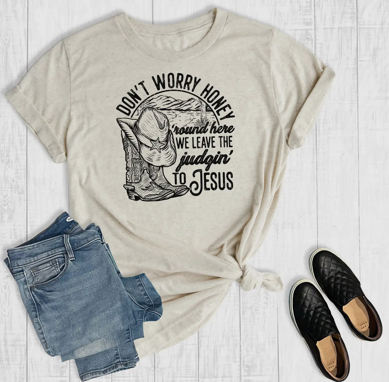 *Preorder* Leave The Judgin’ To Jesus Graphic Tee