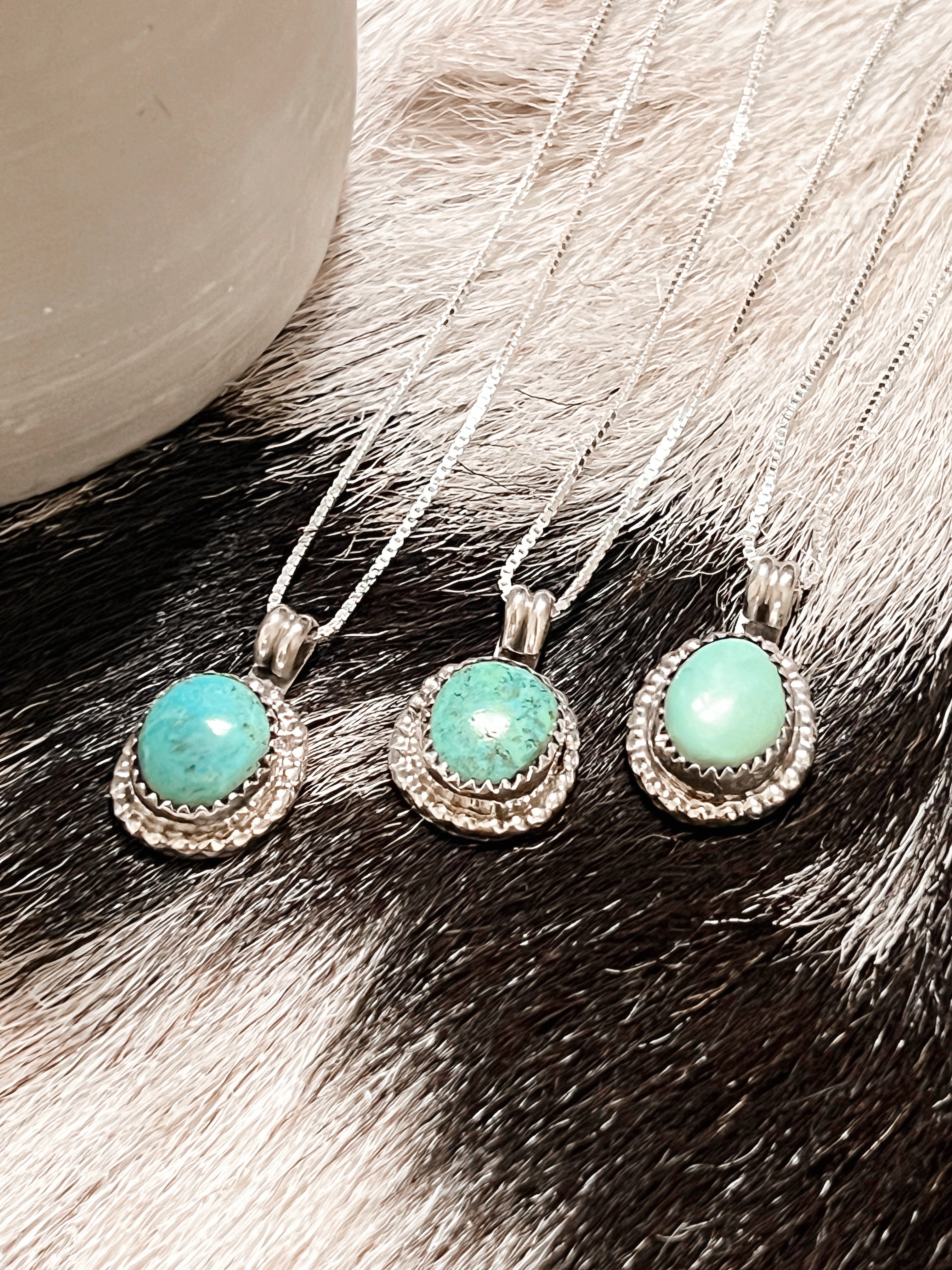 Must Have Turquoise Sterling Silver Necklace