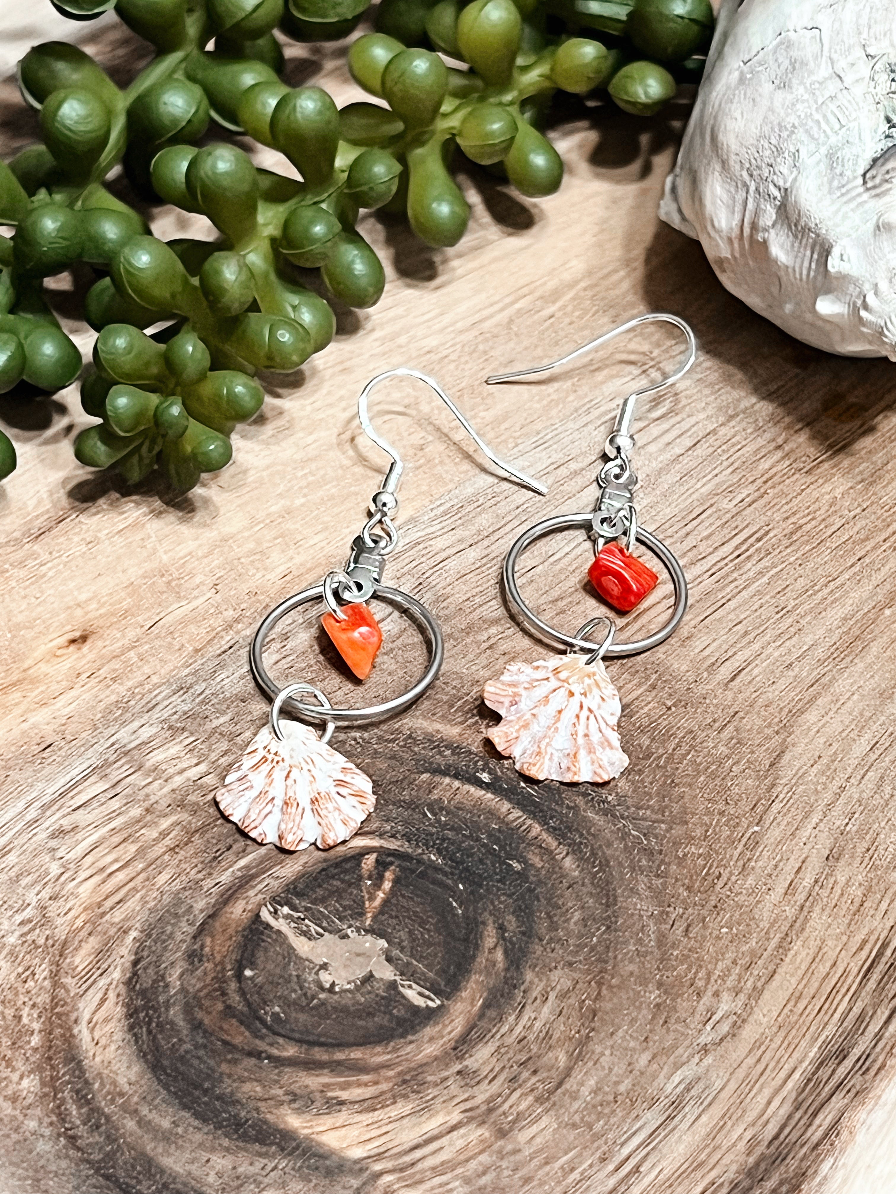 Silver Kitten Paw Earrings