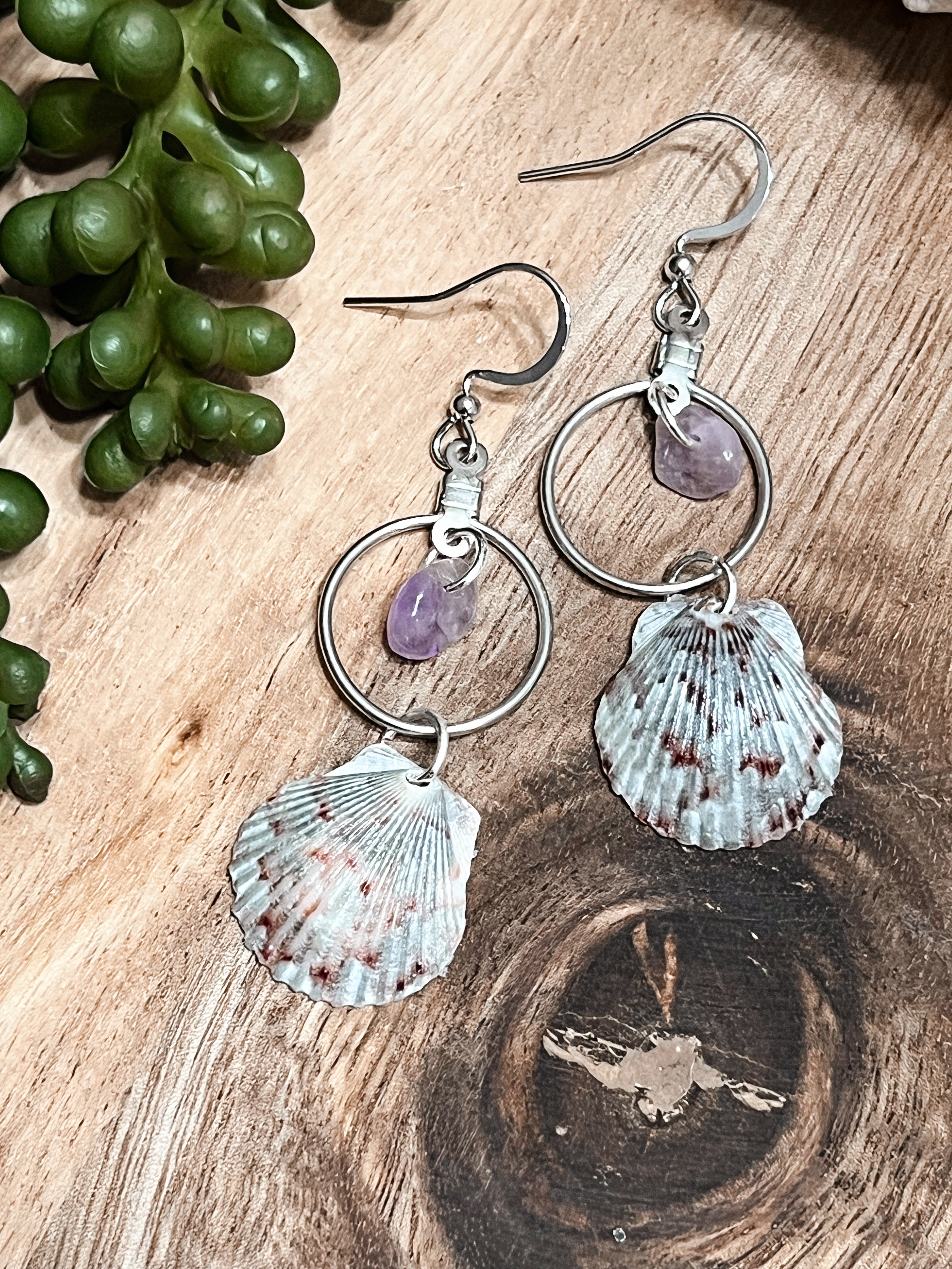 Gorgeous Gulf Scallop Earrings