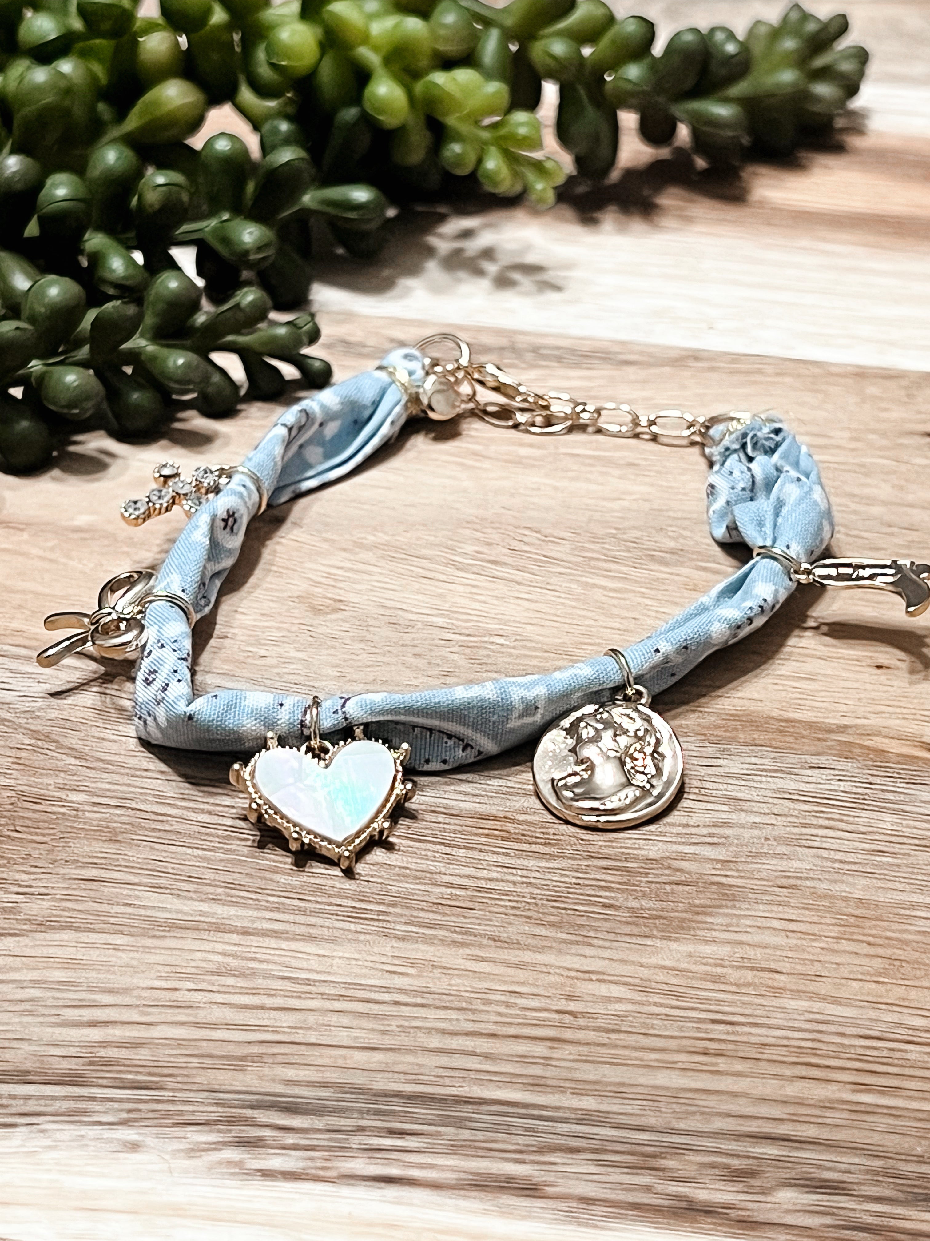 Bandana Charm Bracelet