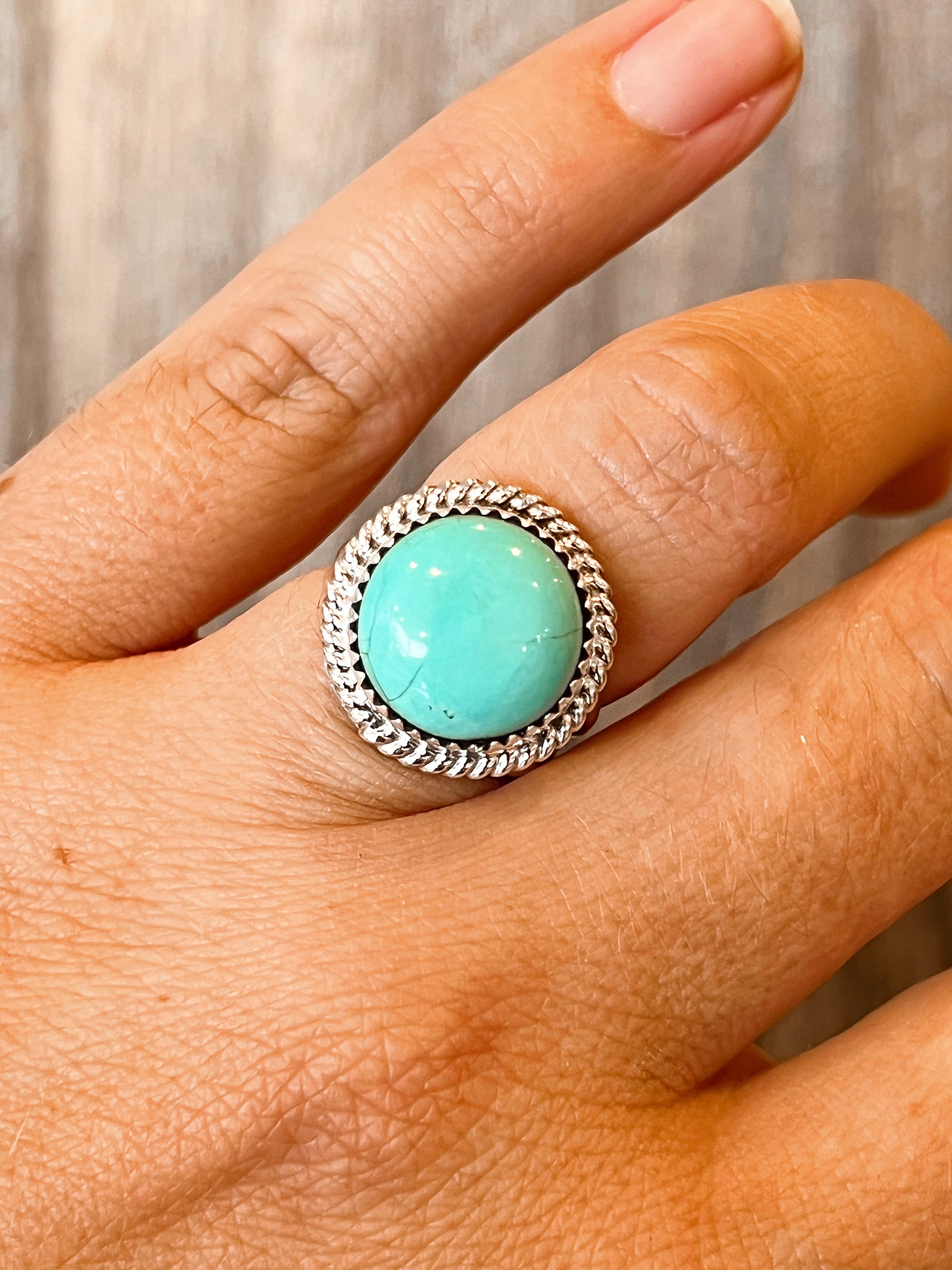 Dolly Turquoise Sterling Silver Ring