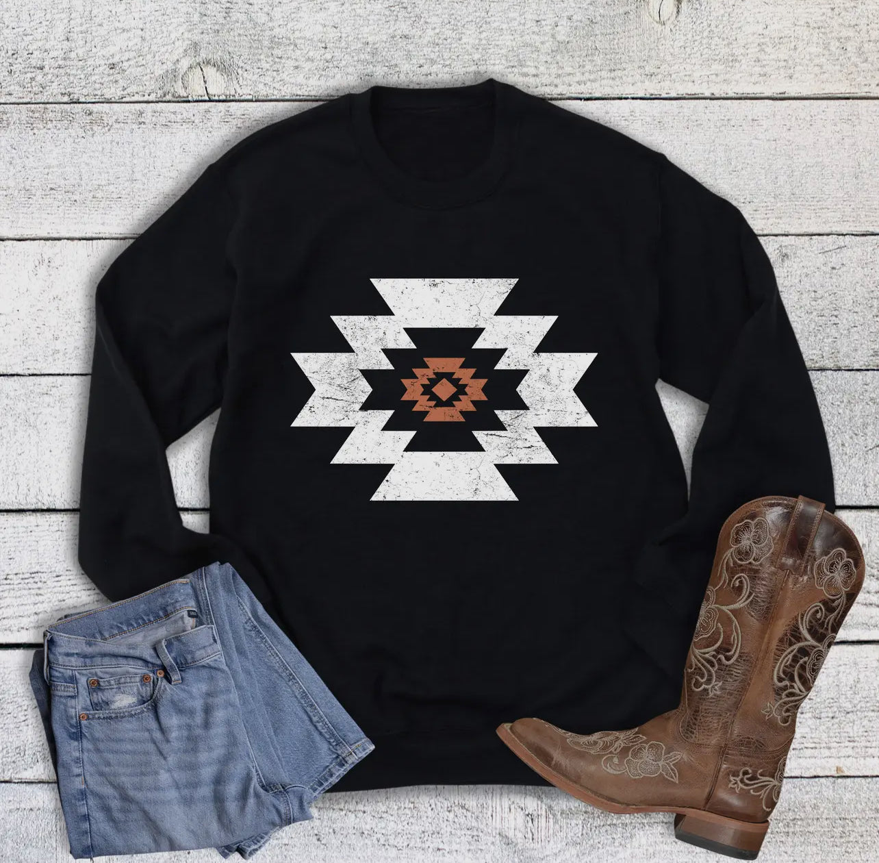 *Preorder* Aztec Graphic Sweatshirt