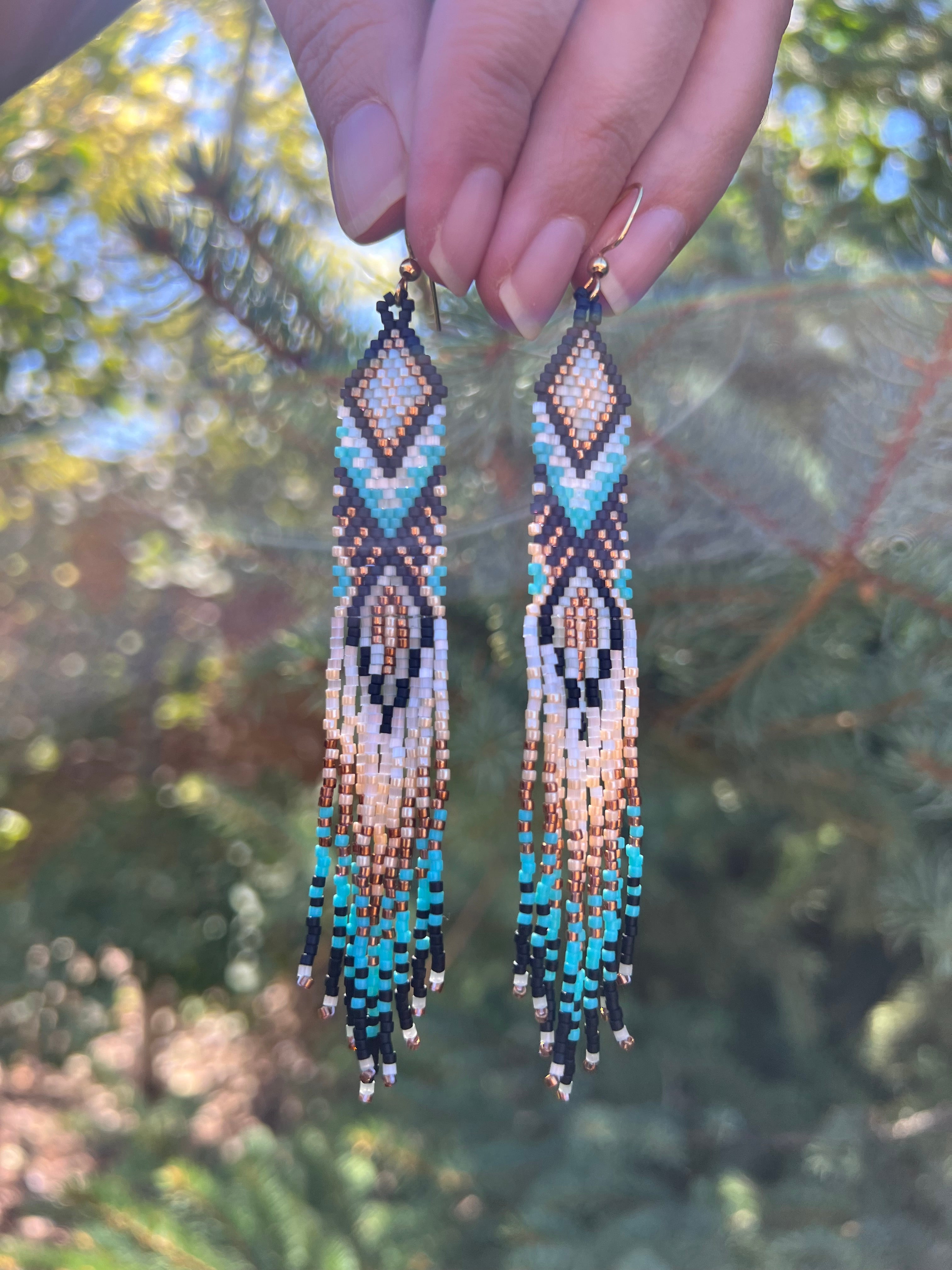 Laramie Handbeaded Earrings