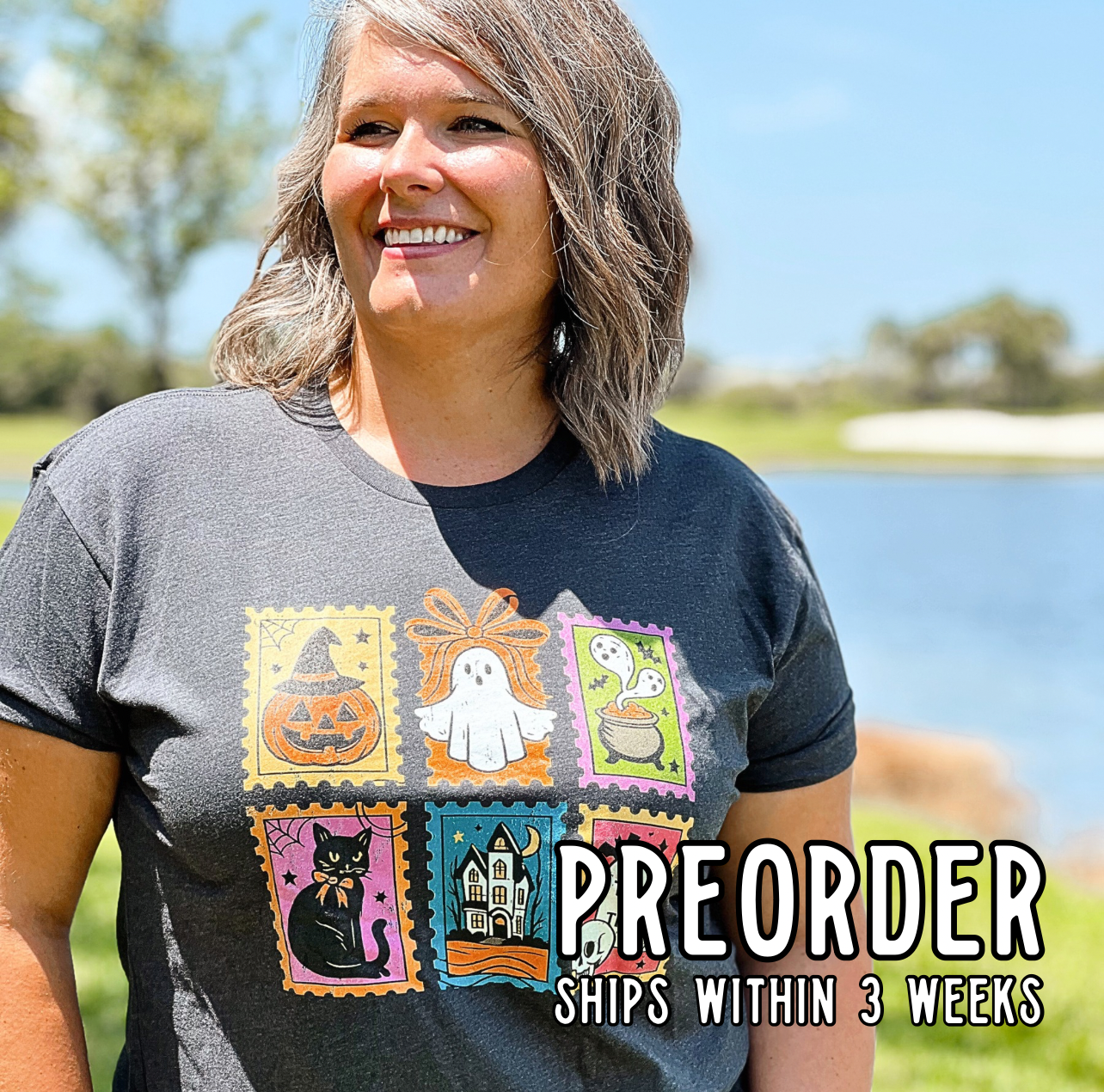 *Preorder* Spooky Stamp Graphic Tee