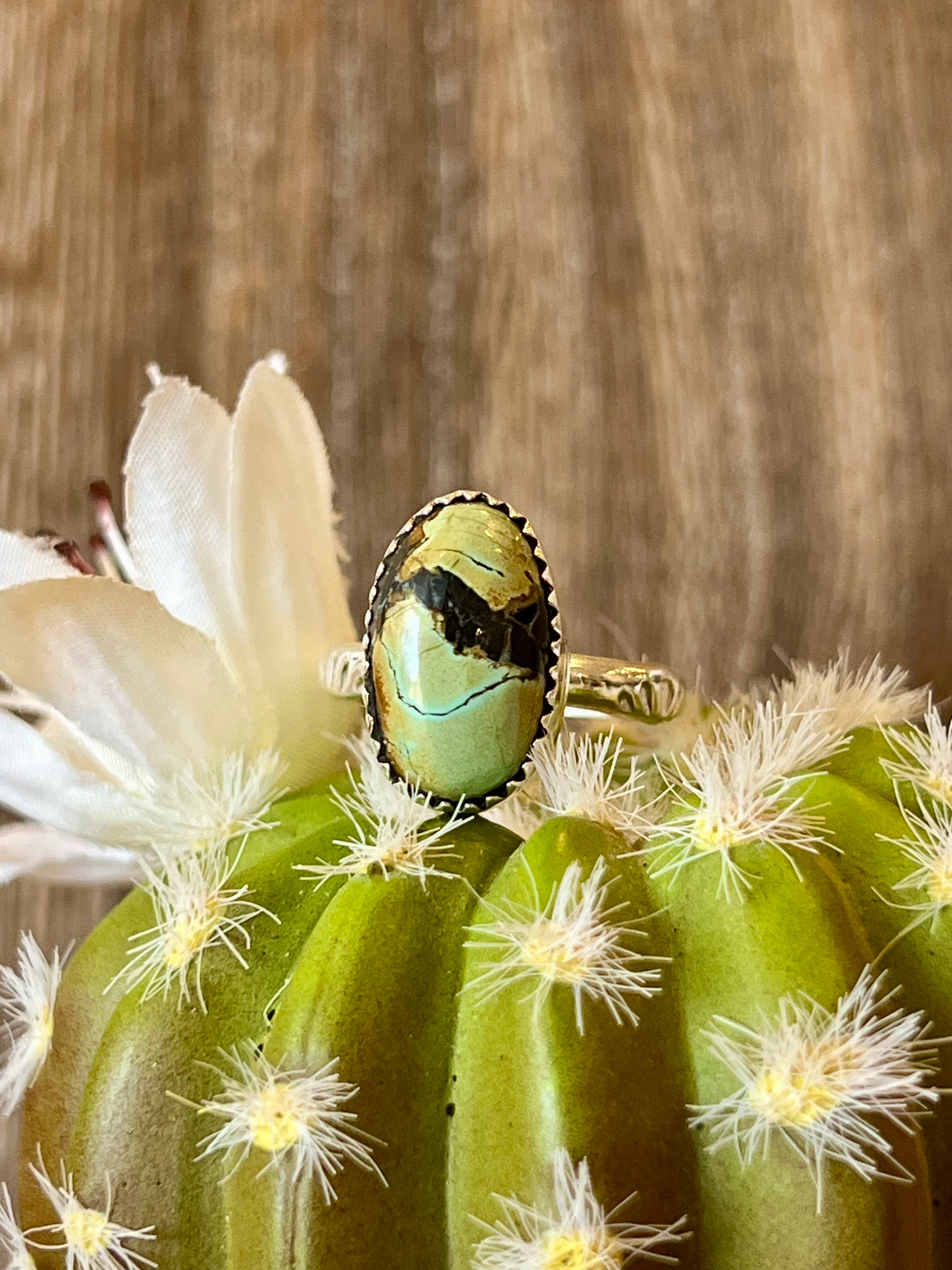 Snake Eye Turquoise Sterling Silver Ring