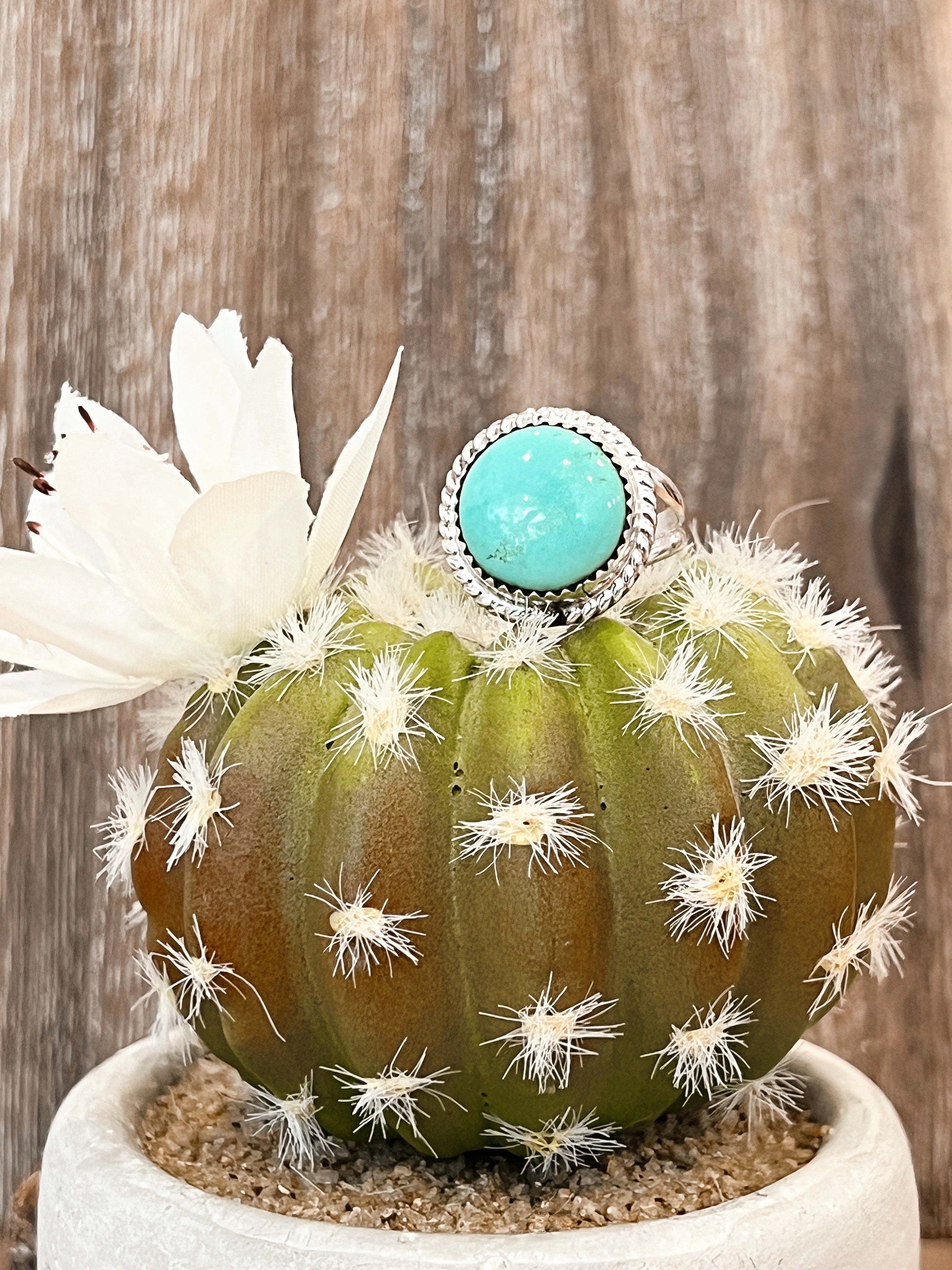 Gwen Turquoise Sterling Silver Ring