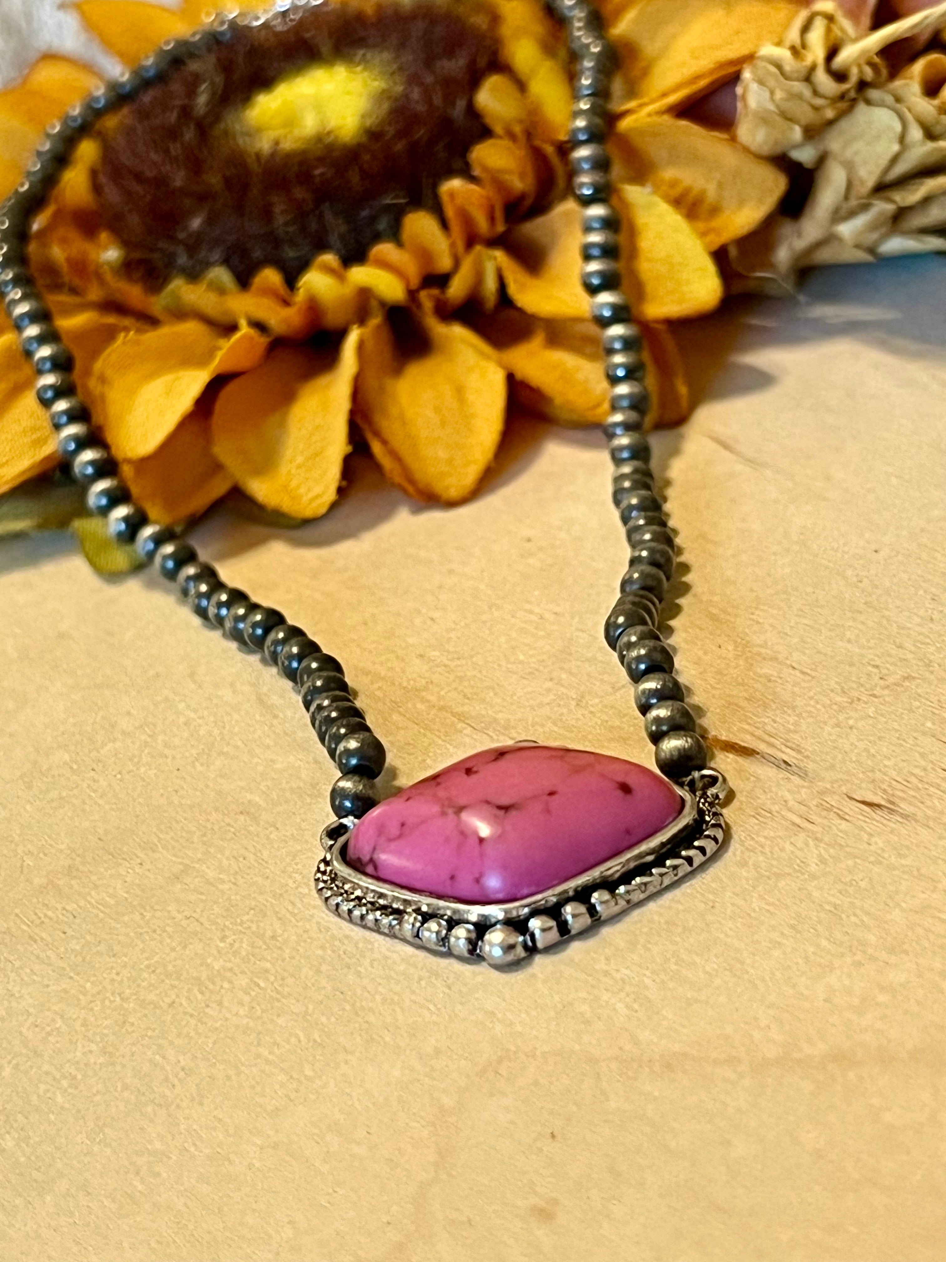 Pink Diamond Necklace