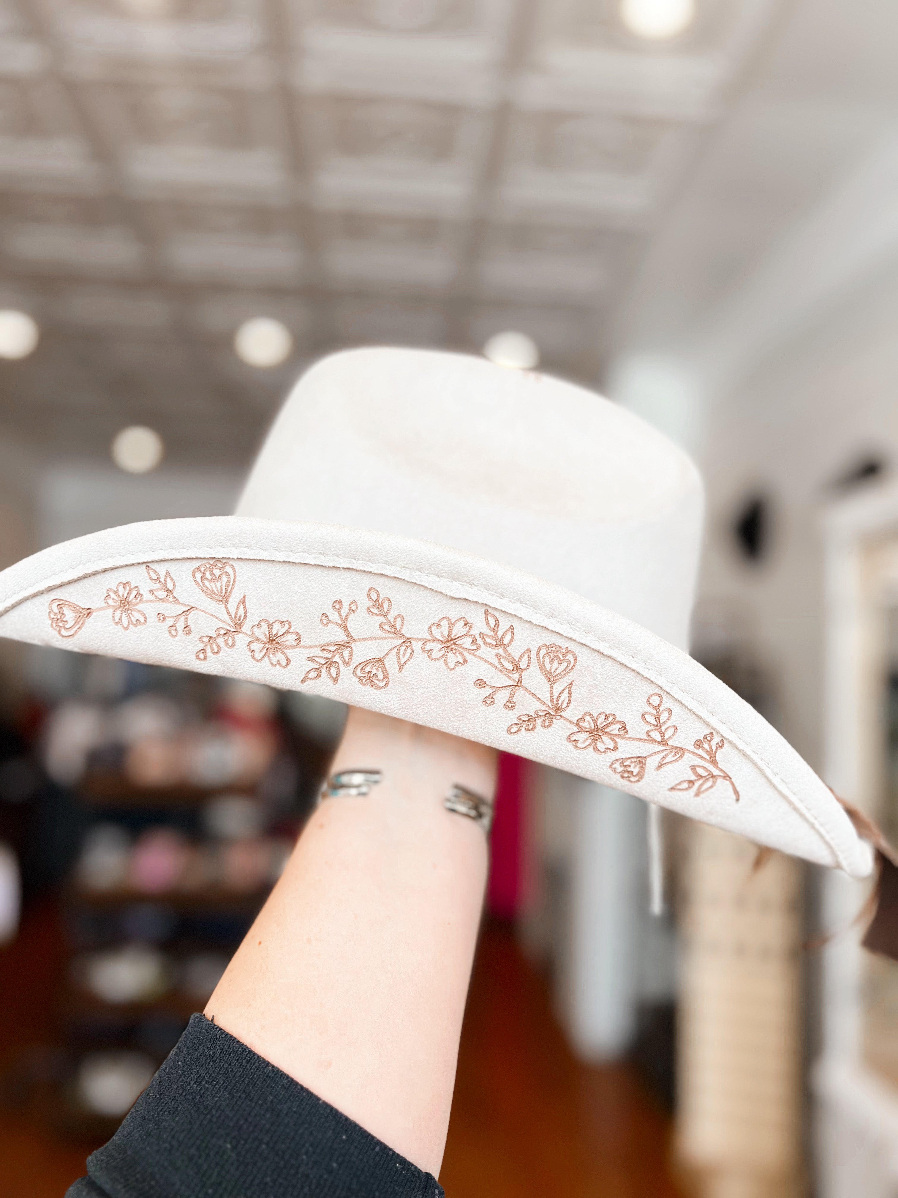 Ice Queen Hand Burned Hat