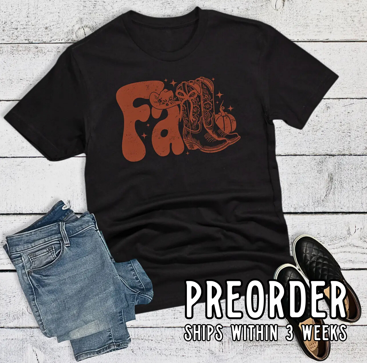 *Preorder* Fall Boot Graphic Tee