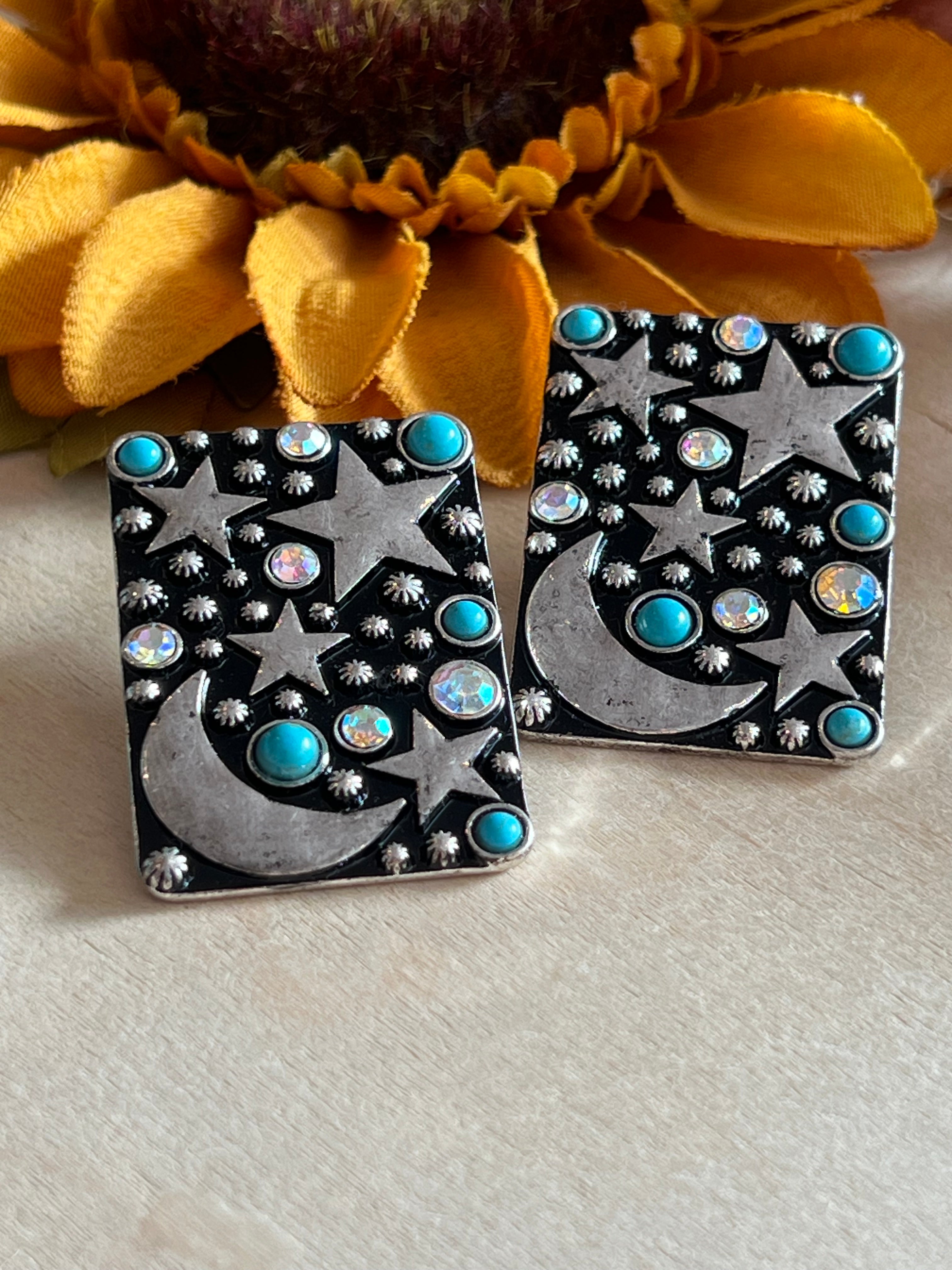 Starry Skies Stud Earrings