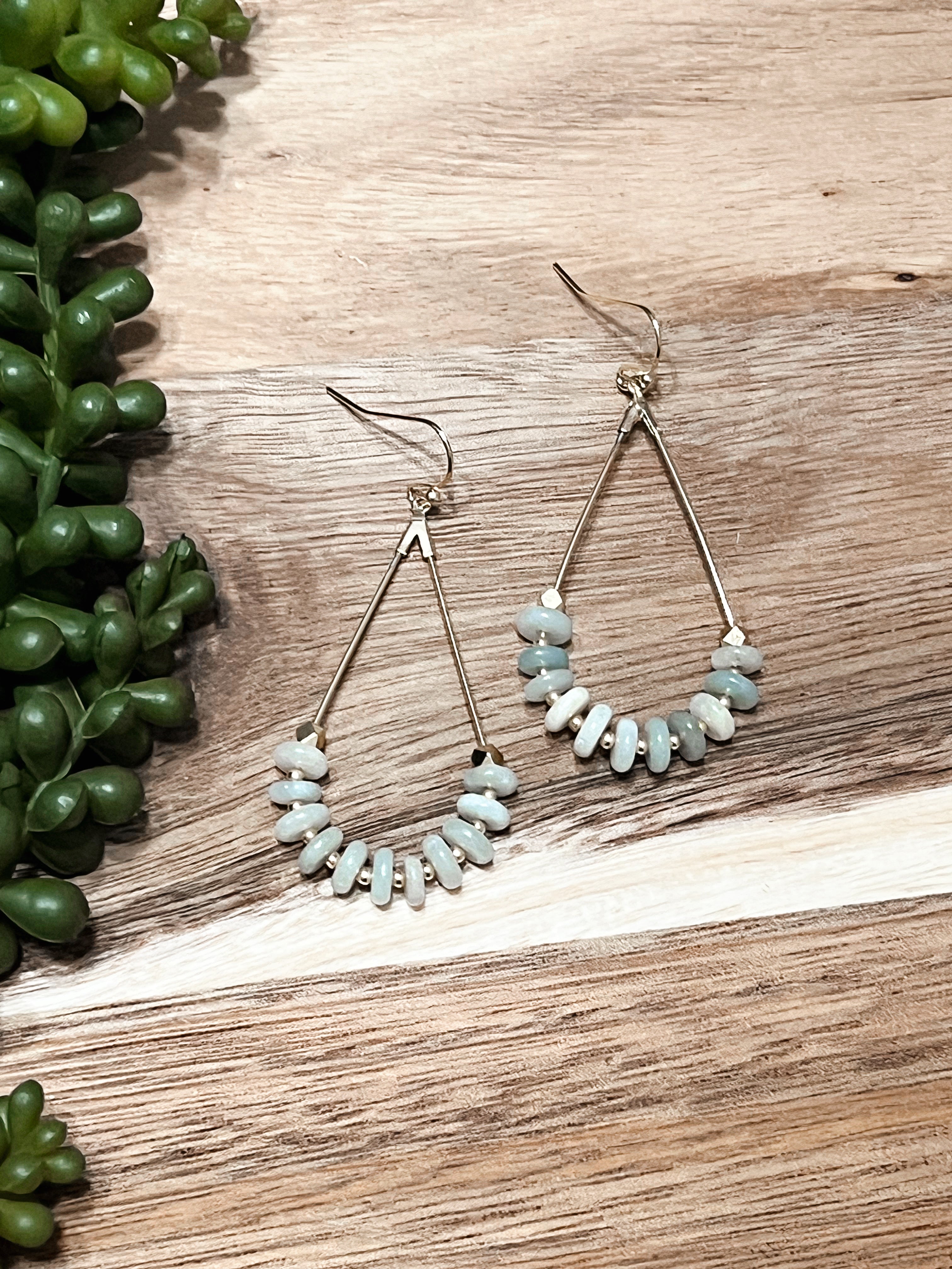 Stone Stacker Earrings