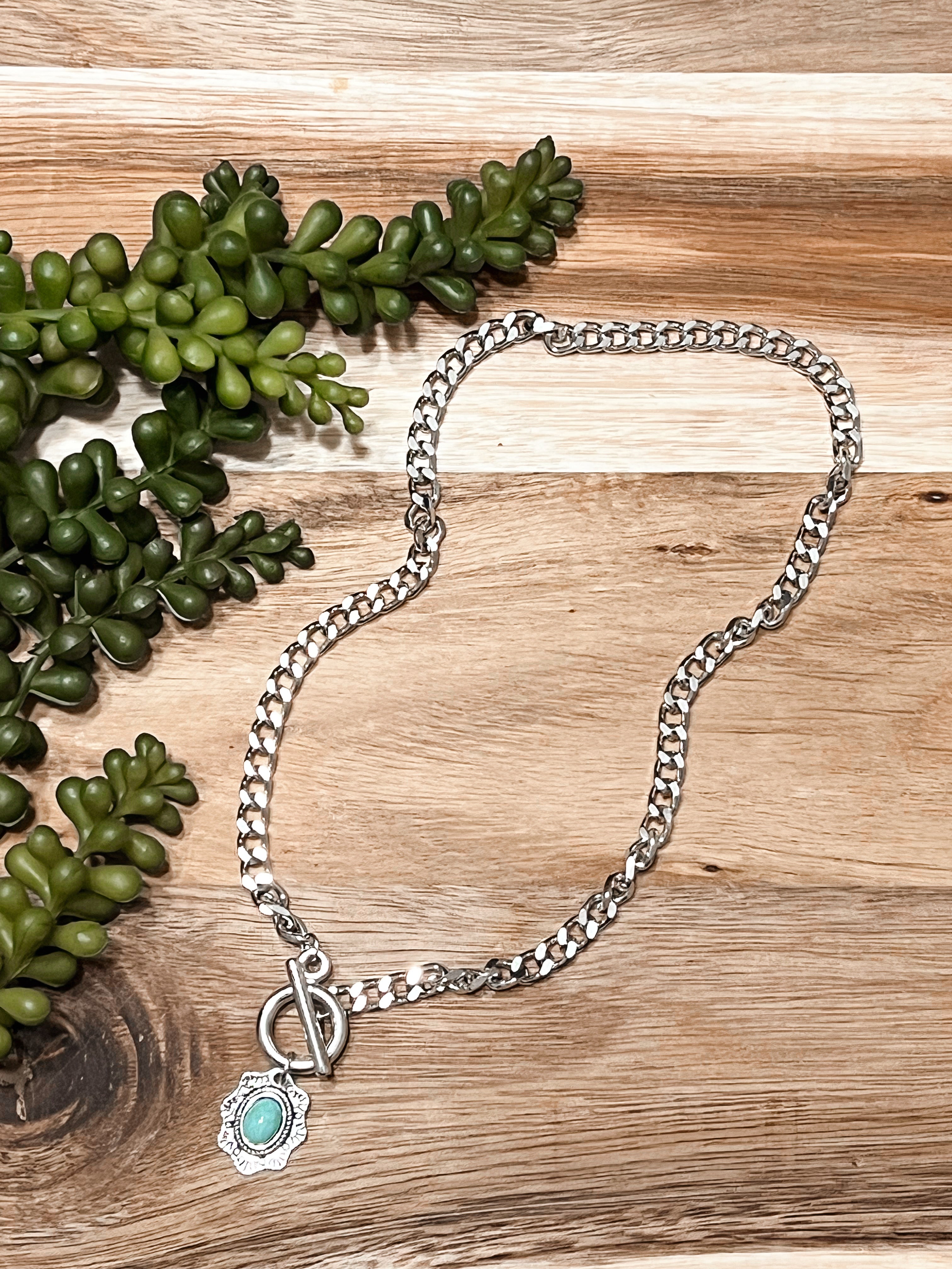 Chunky Concho Necklace