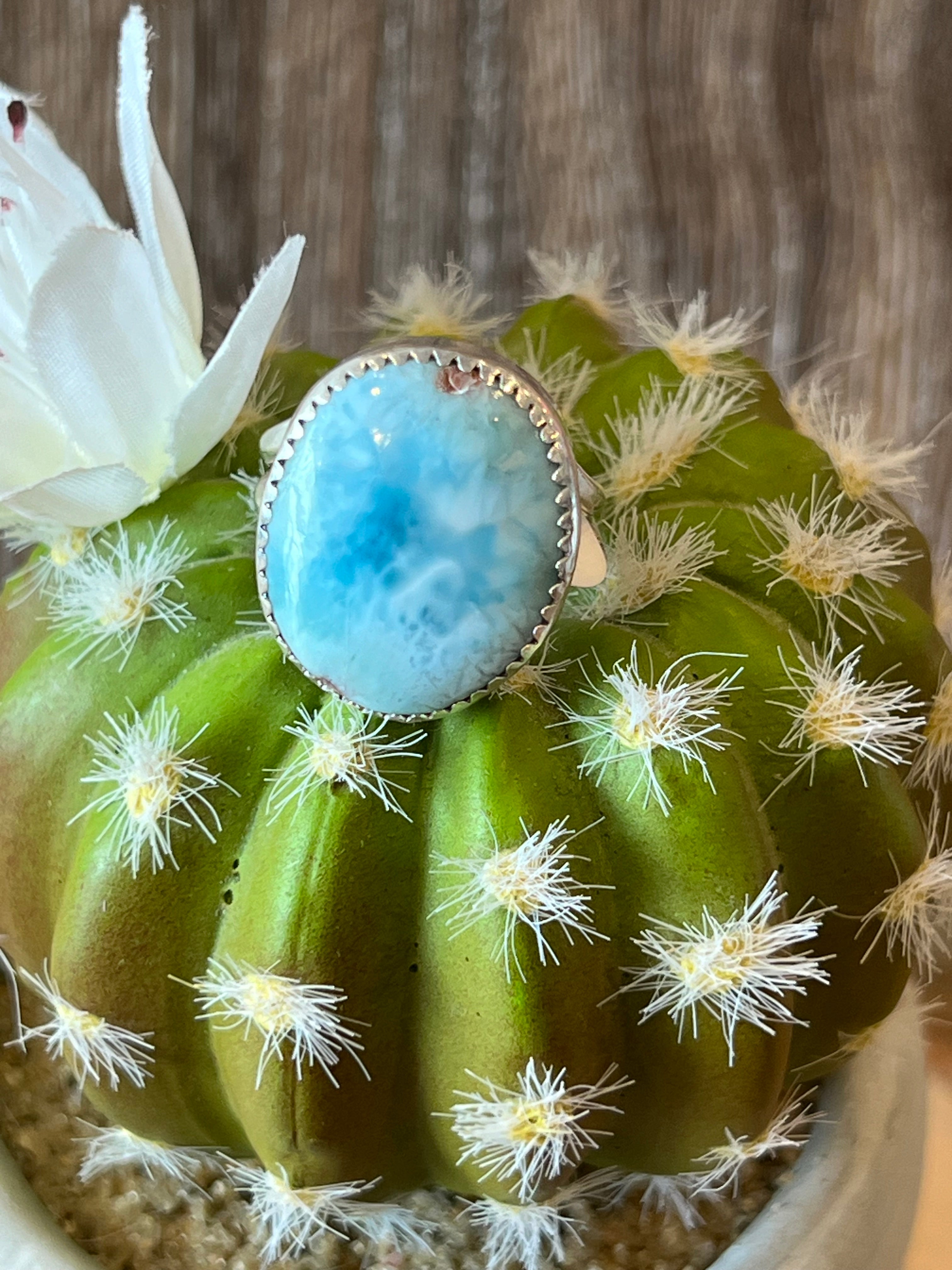 Lawless Larimar Sterling Silver Ring