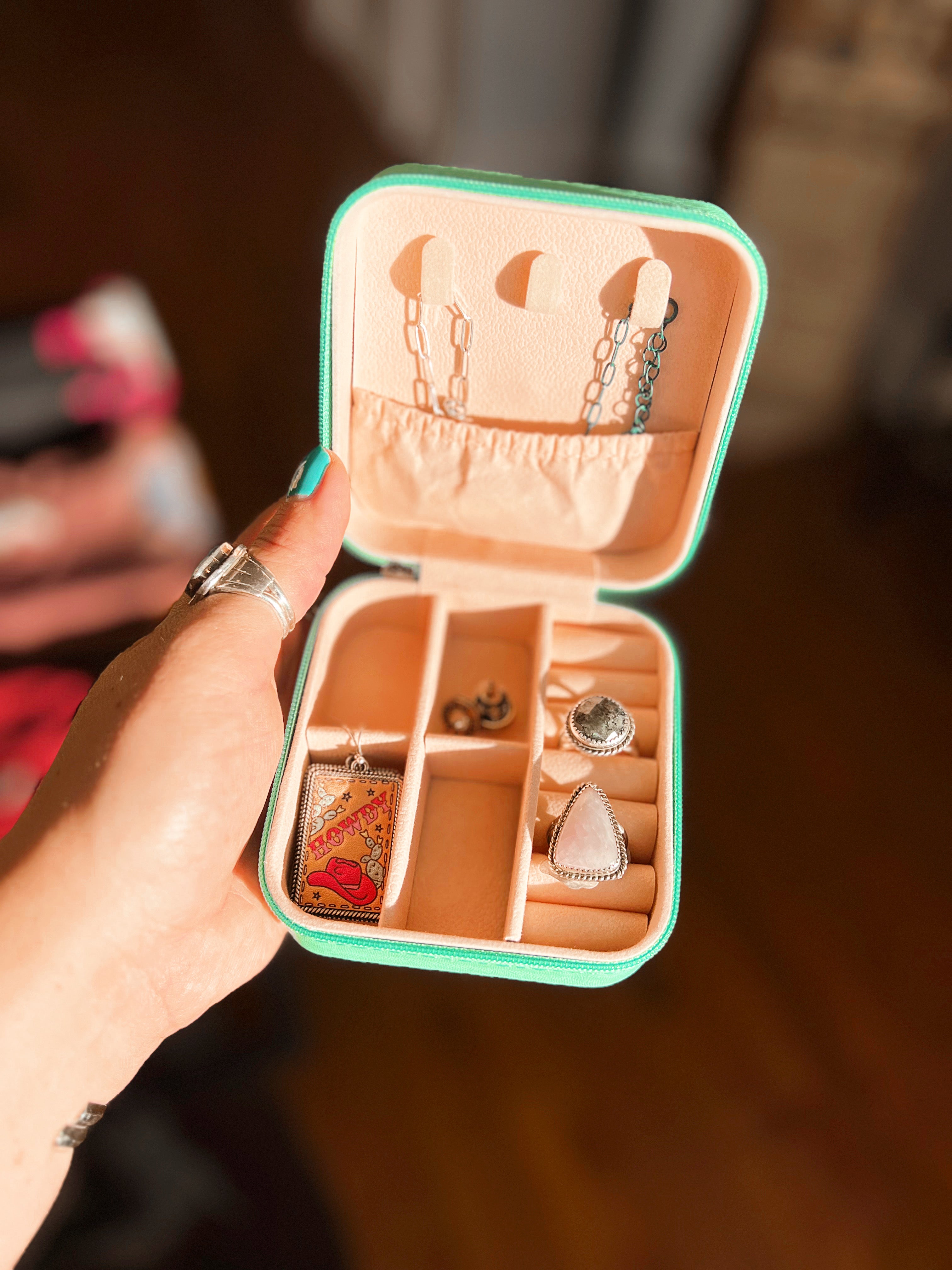 Vintage Cowboy Jewelry Box