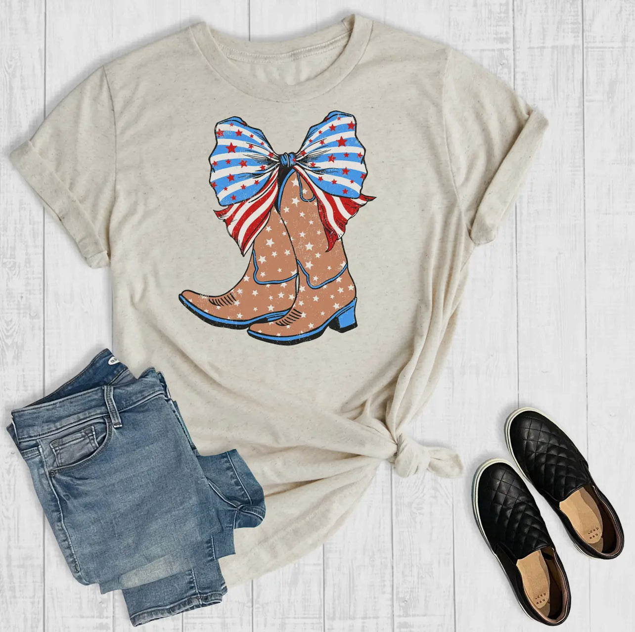 *PREORDER* All American Boots & Bows Graphic Tee
