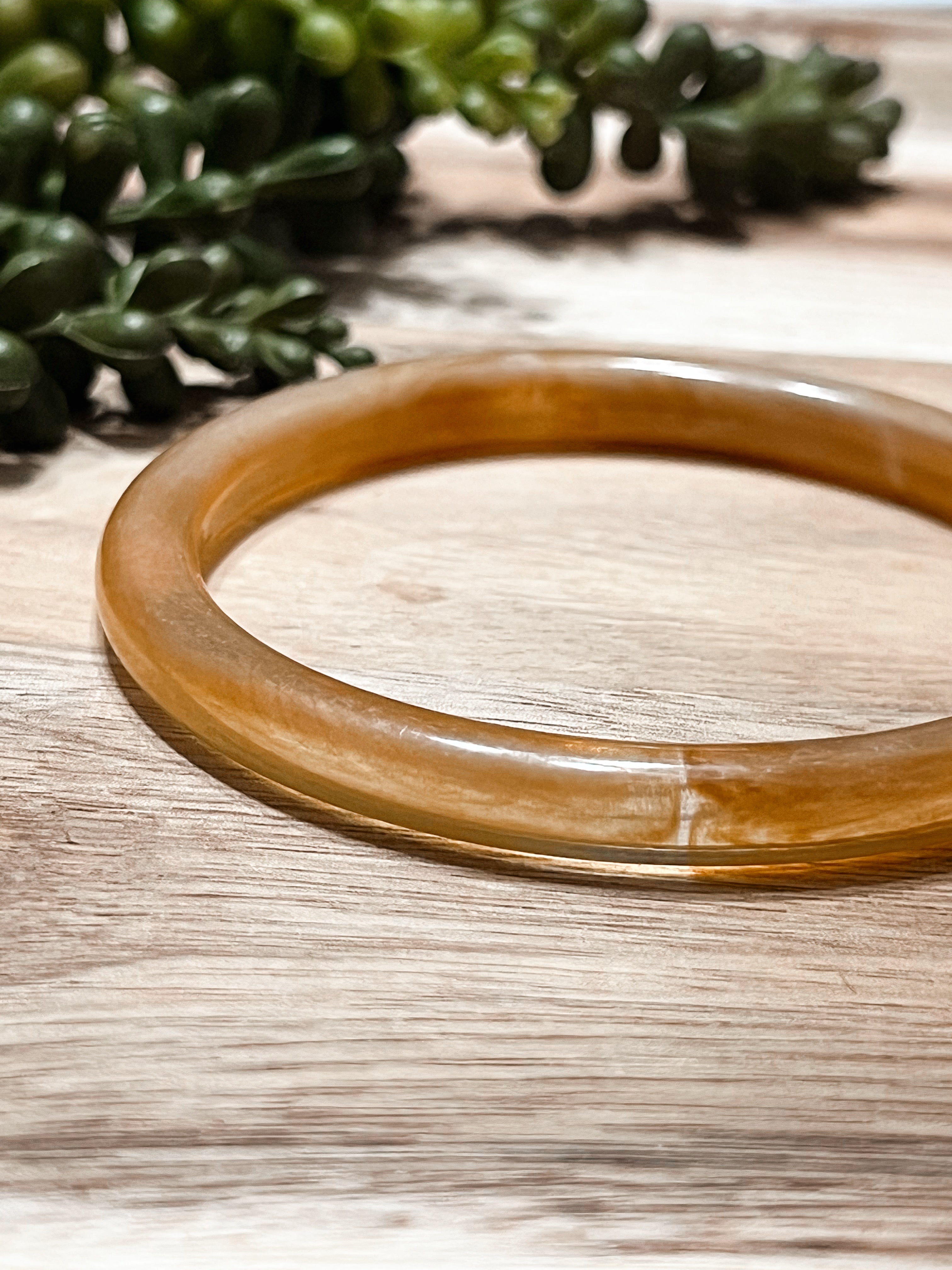Caramel Bangle Bracelet