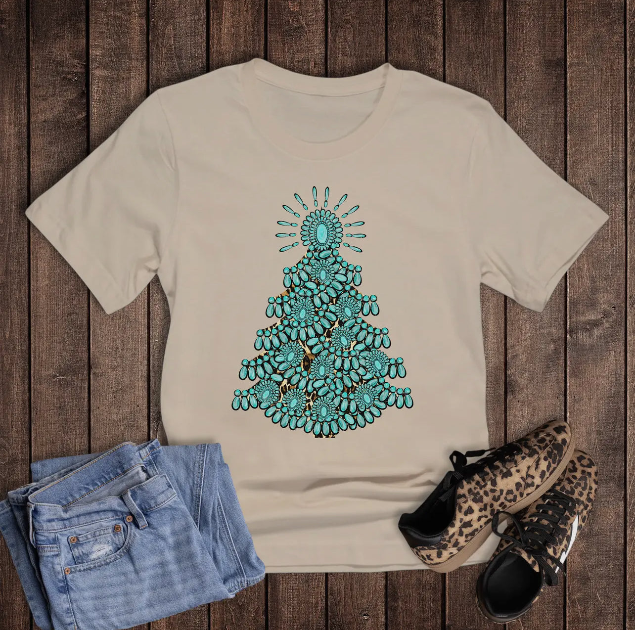 *Preorder* Turquoise Tree Graphic Tee