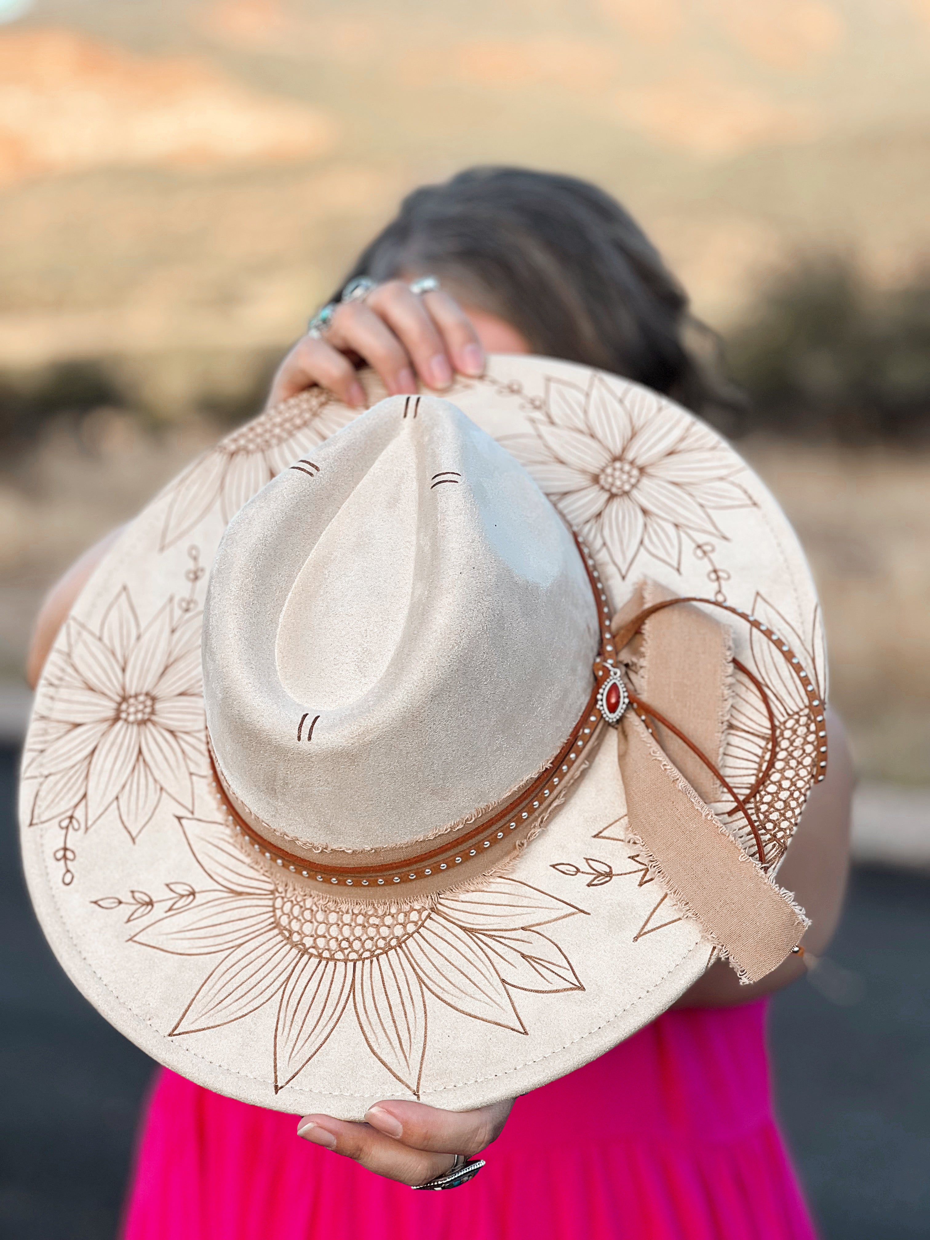 Elsa Hand Burned Hat