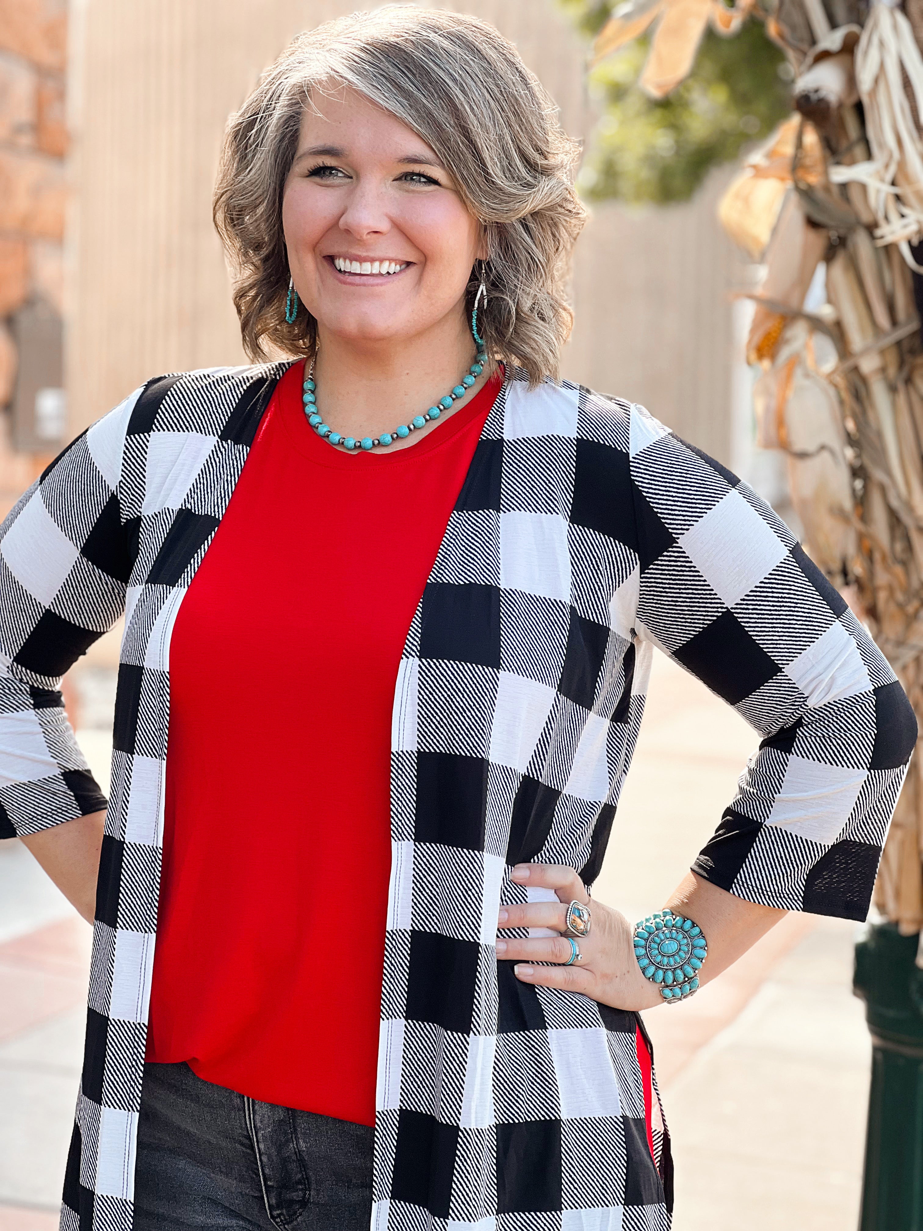 Buffalo Plaid Cardigan